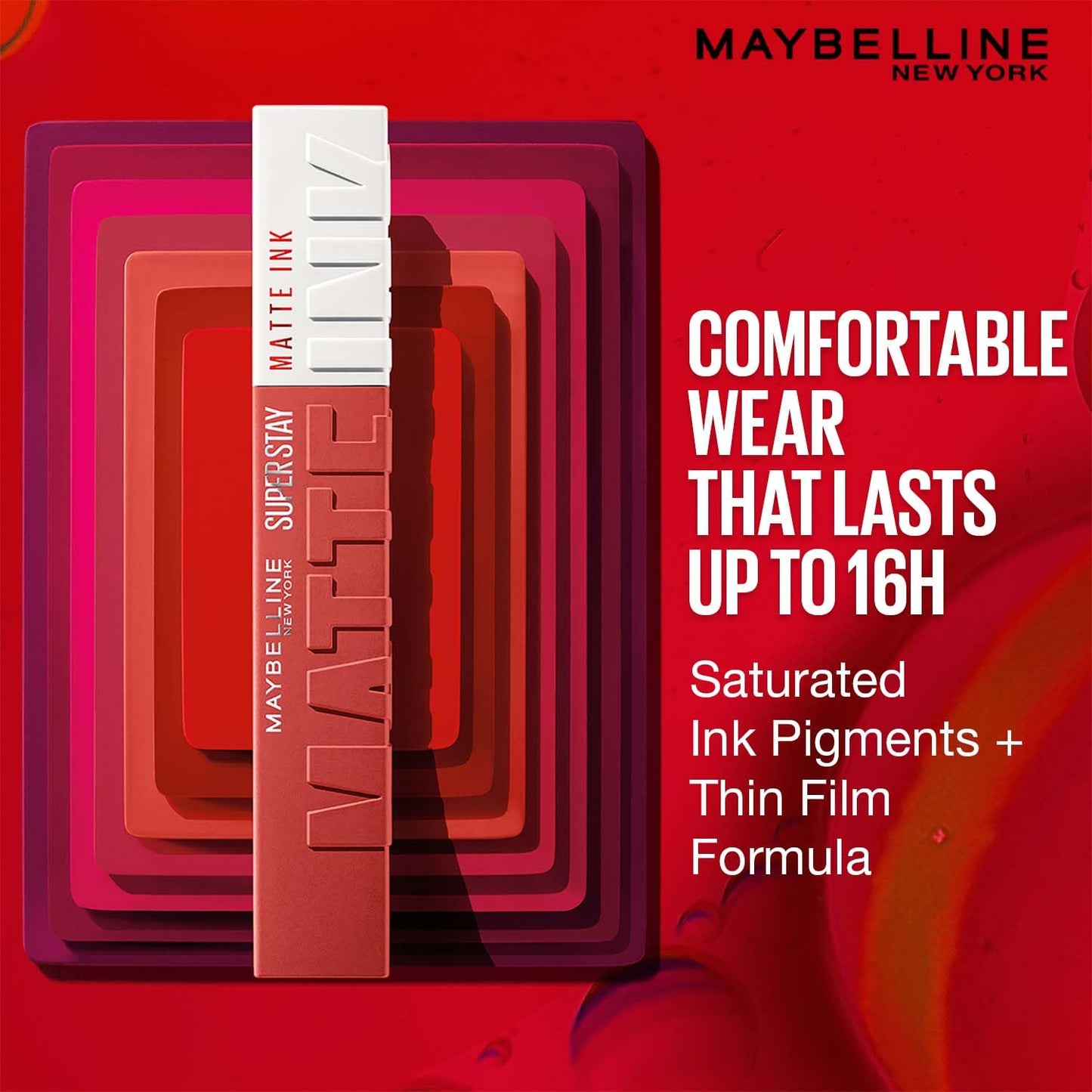 Maybelline New York SuperStay Matte Ink Liquid Lipstick - Enchanter 380, Highly pigmented, Transfer Proof & Fade Proof. Maybelline New York SuperStay Matte Ink Liquid Lipstick Lasts Up To 16Hr | 5ml