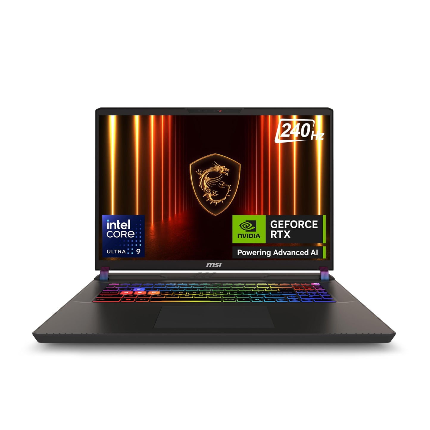 MSI Vector 17, Intel Series 2 Core Ultra 9 275HX, 43cm QHD+ 240Hz Gaming Laptop (32GB/2TB NVMe SSD/Windows 11 Home/NVIDIA GeForce RTX 5070 Ti, GDDR7 12GB/Cosmos Gray/3Kg) A2XWHG-206IN