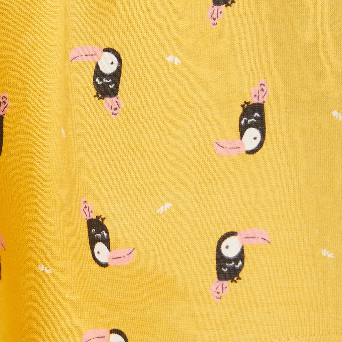 Max Girls Girls Printed Elasticated A-line Skirt (M22CSF07YELLOW_3-4Y)