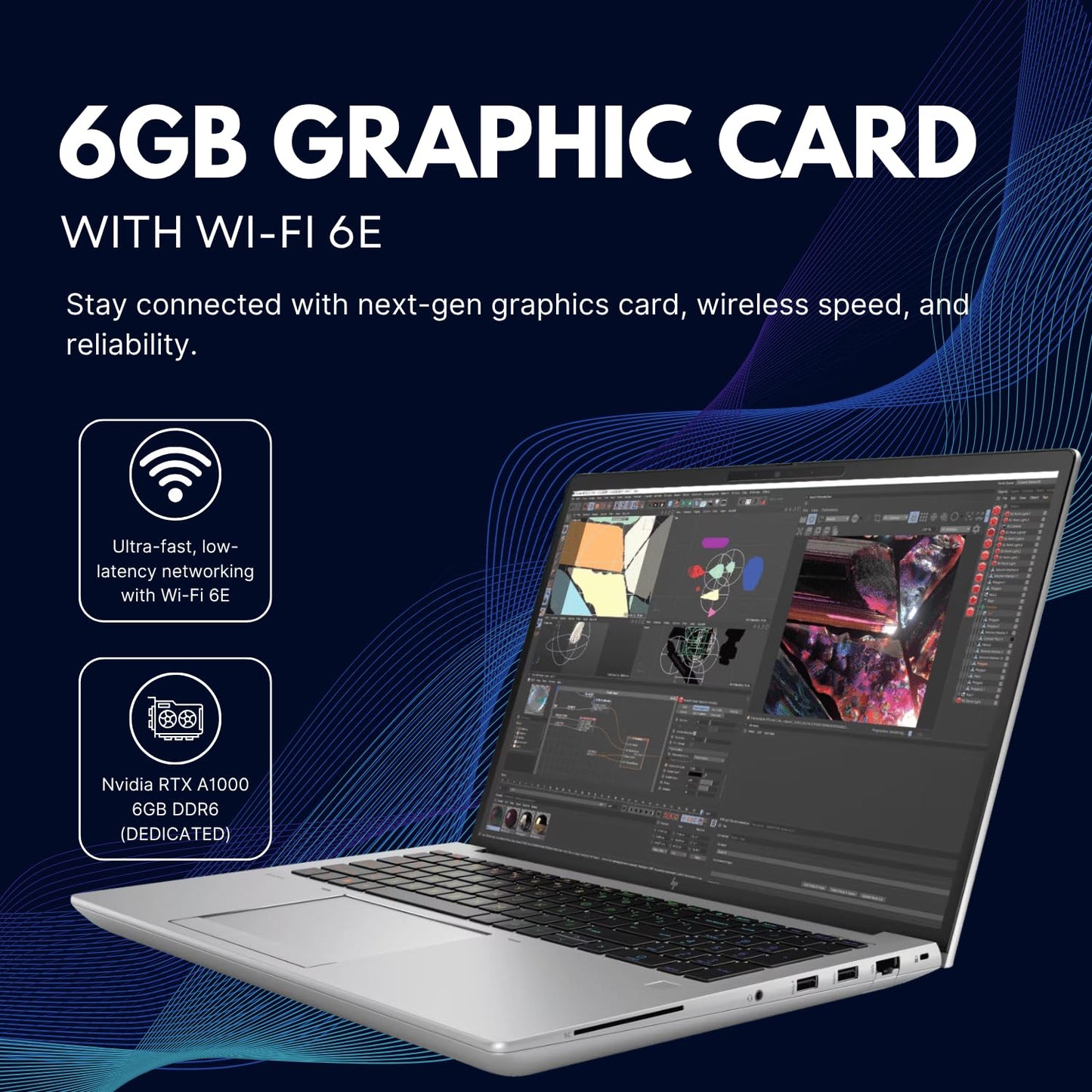 HP Fury IDS i7-13850HX /32GB DDR5/ 512 GB/WLAN I AX211/ Wi-Fi 6E vPro160MHz + BT 5.3WW/ 16" WQUXGA AG /5 MP/GFX NVIDIA RTX A1000 6GB / FPR/Win 11 P6/ 3 Yrs Warranty (8Y522EC)