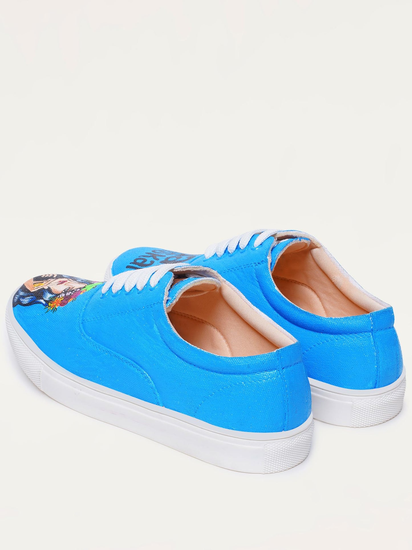 THE QUIRKY NAARI Kaafi Sanskari Sneakers for Ultra-Cool Sanskaari You | Blue