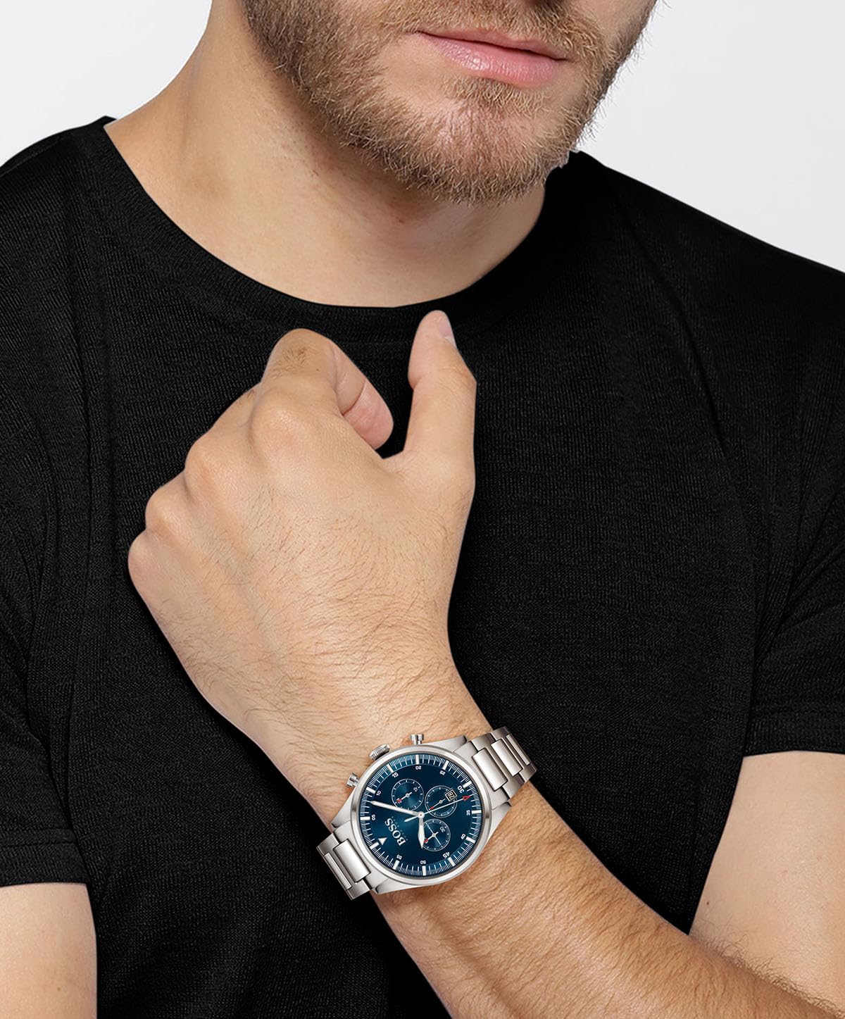 Hugo Boss Pioneer Analog Blue Dial Men's Watch-1513867