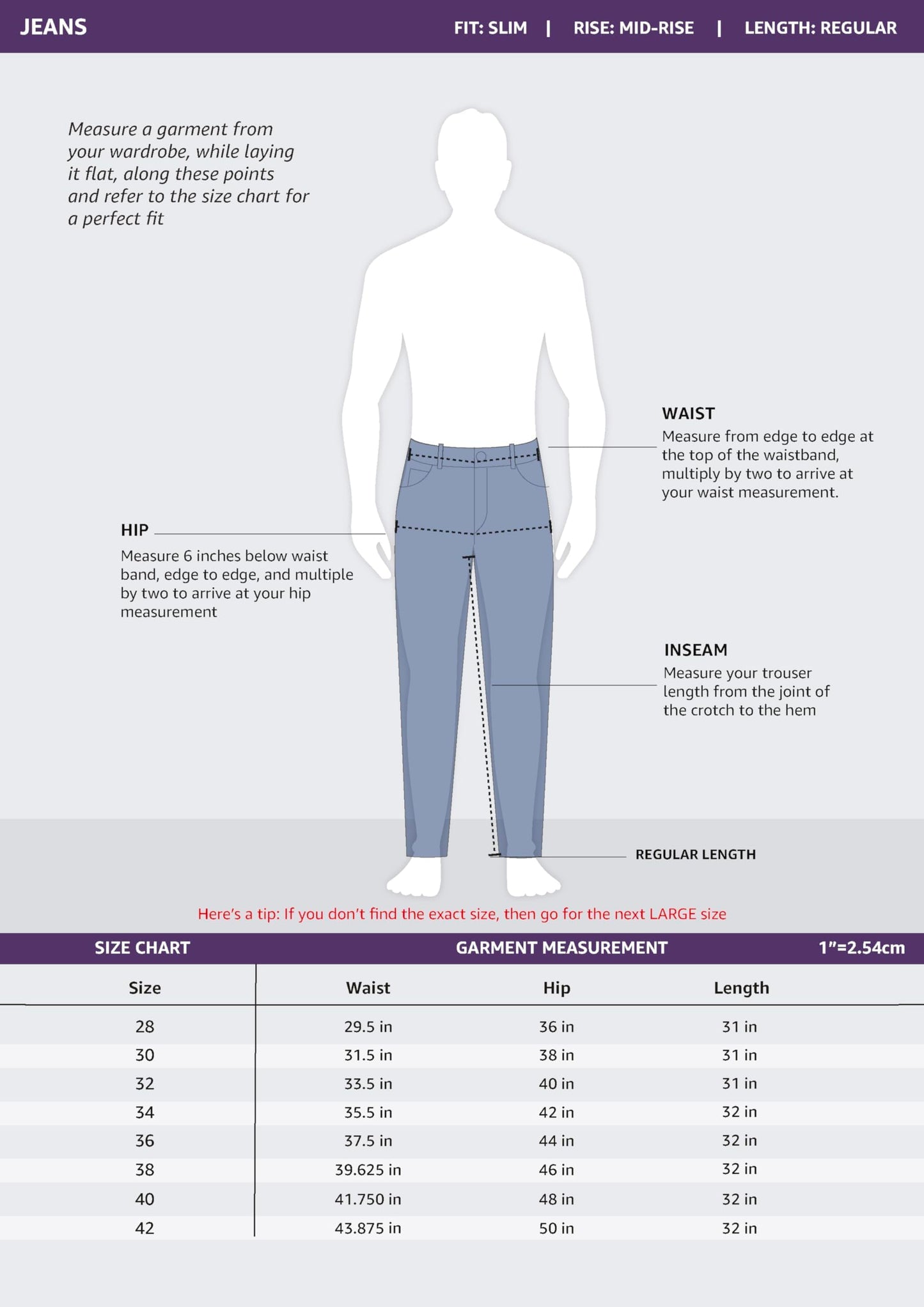 Symbol Premium Men's Slim Fit Stretchable Mid Rise Jeans | Casual Denim | Cotton Stretch | Fashion Shades of Black & Blue (Available in Plus Size) (Mid-Grey_38)