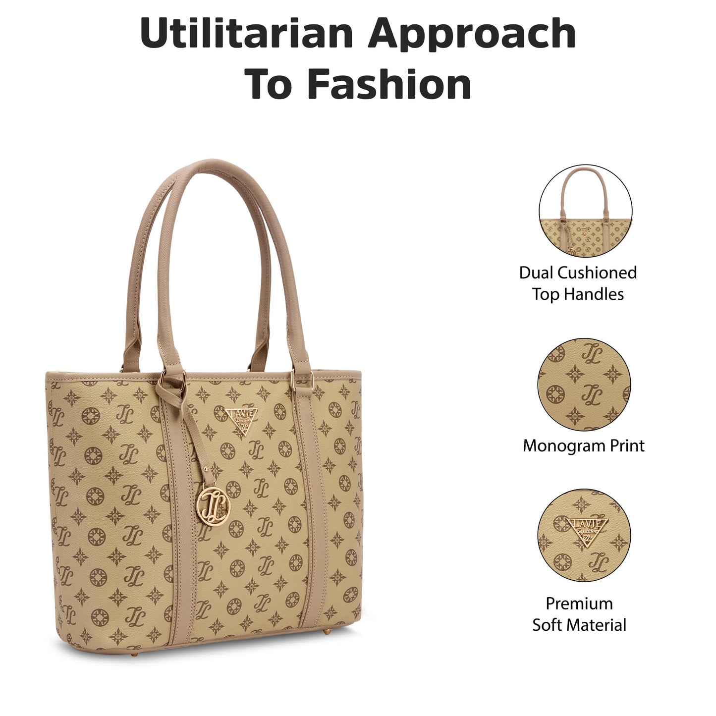 Lavie Signature Women's Alameda Tote Handbag | Tote Bag for Work | Ladies purse | Stylish Shoulder Bag | Gift for Women