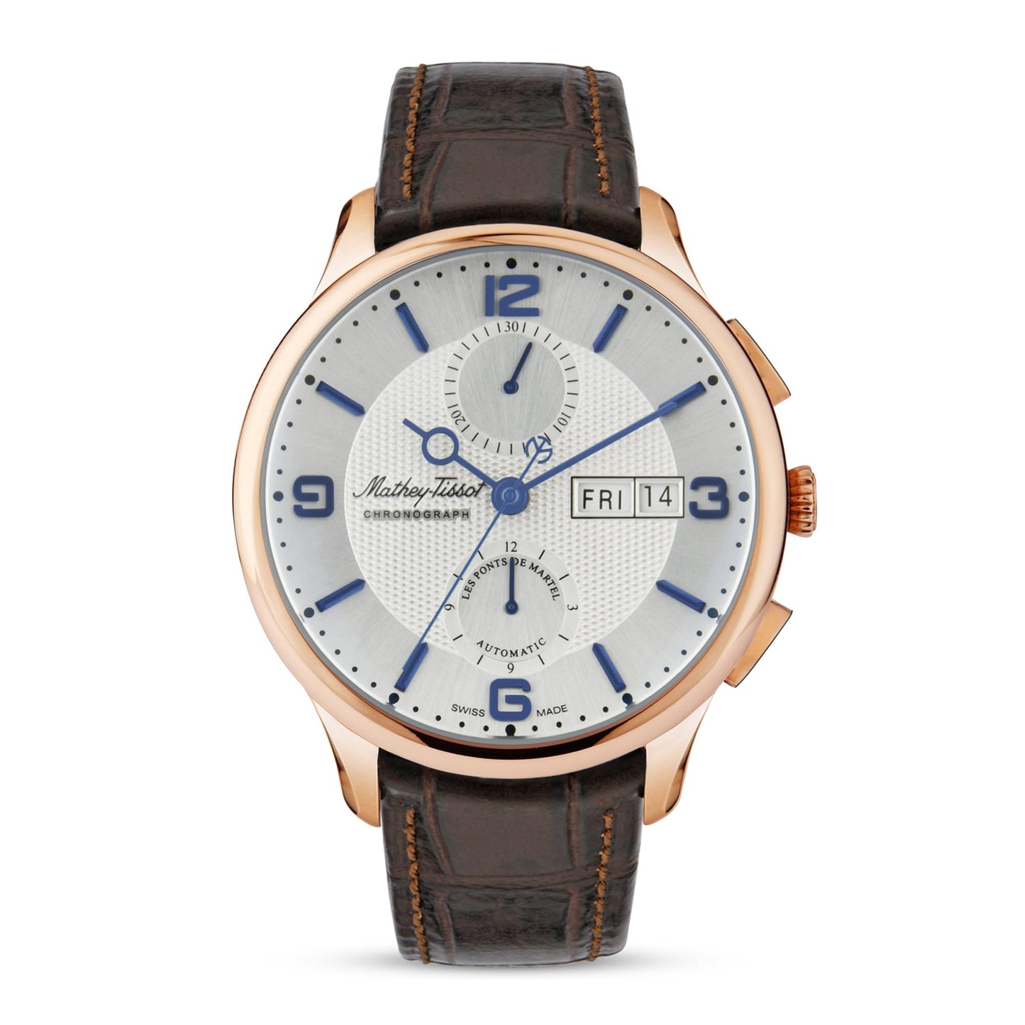 Mathey-Tissot White Dial Watches for Men-H1886CHATAI