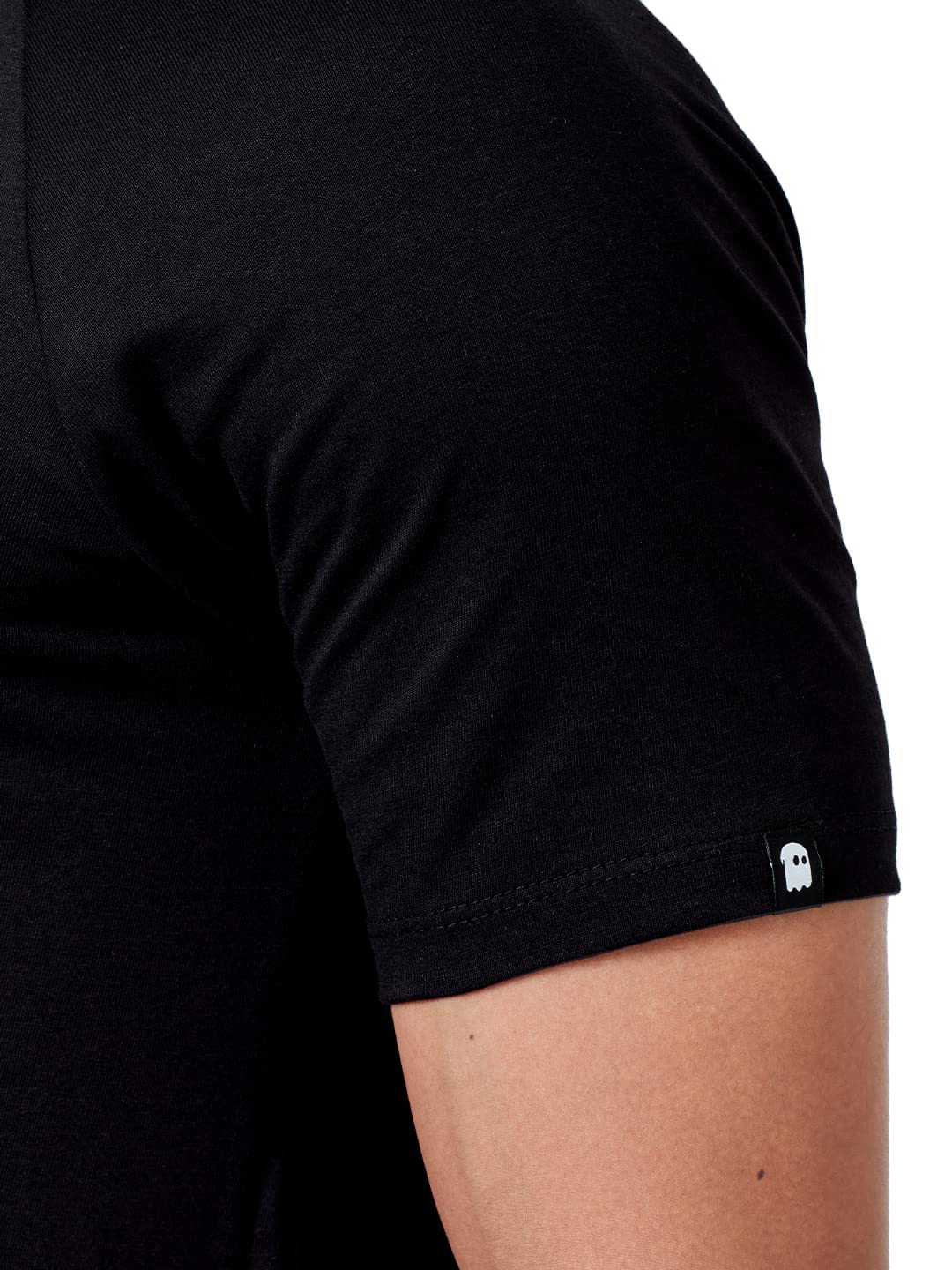 The Souled Store Men Official Batman: The Emblem Black Printed Drop Cut T-Shirts Drop Cut T-Shirts Fashionable Trendy Graphic Prints Pop Culture Merchandise