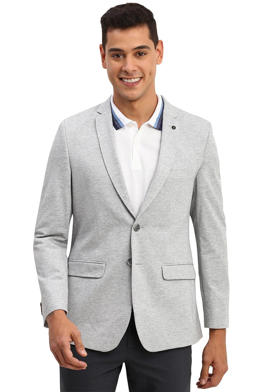 Allen Solly Men's Blazer (ASBZMUJFS25086_Grey