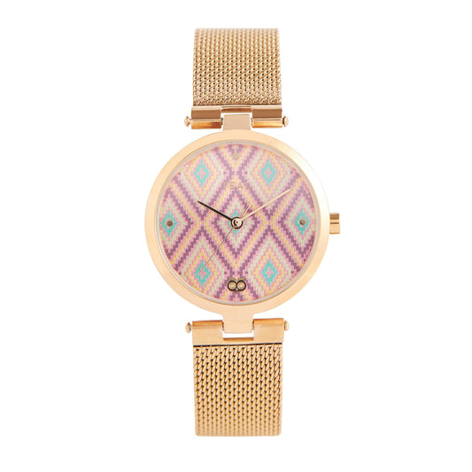 TEAL BY CHUMBAK Round Dial Analog Hand Watch for Women, Gifts for Women/Girls/Ladies, Stylish Fashion Watch for Casual/Work