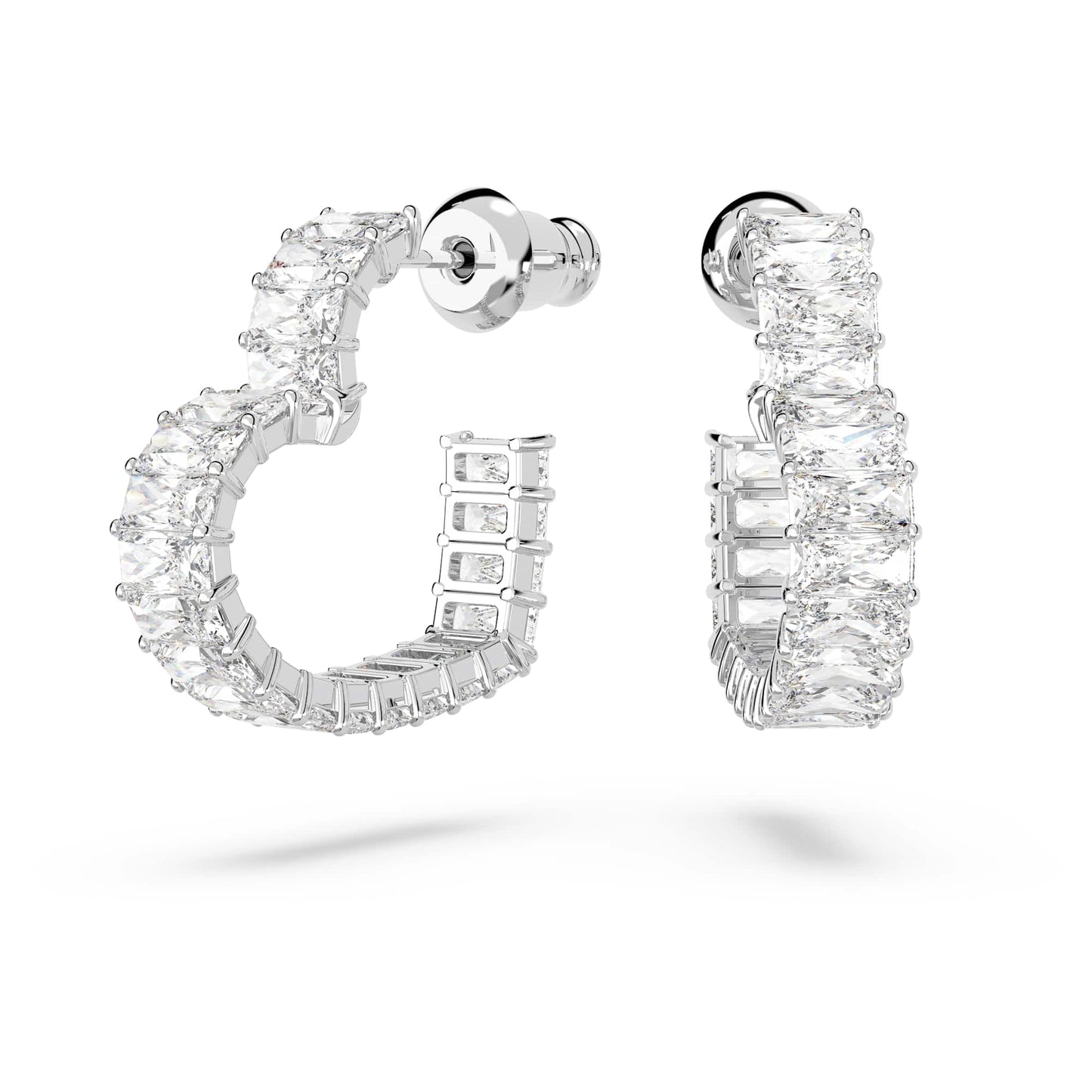 Pendientes aro Swarovski Matrix 5653170 corazón, Crystal