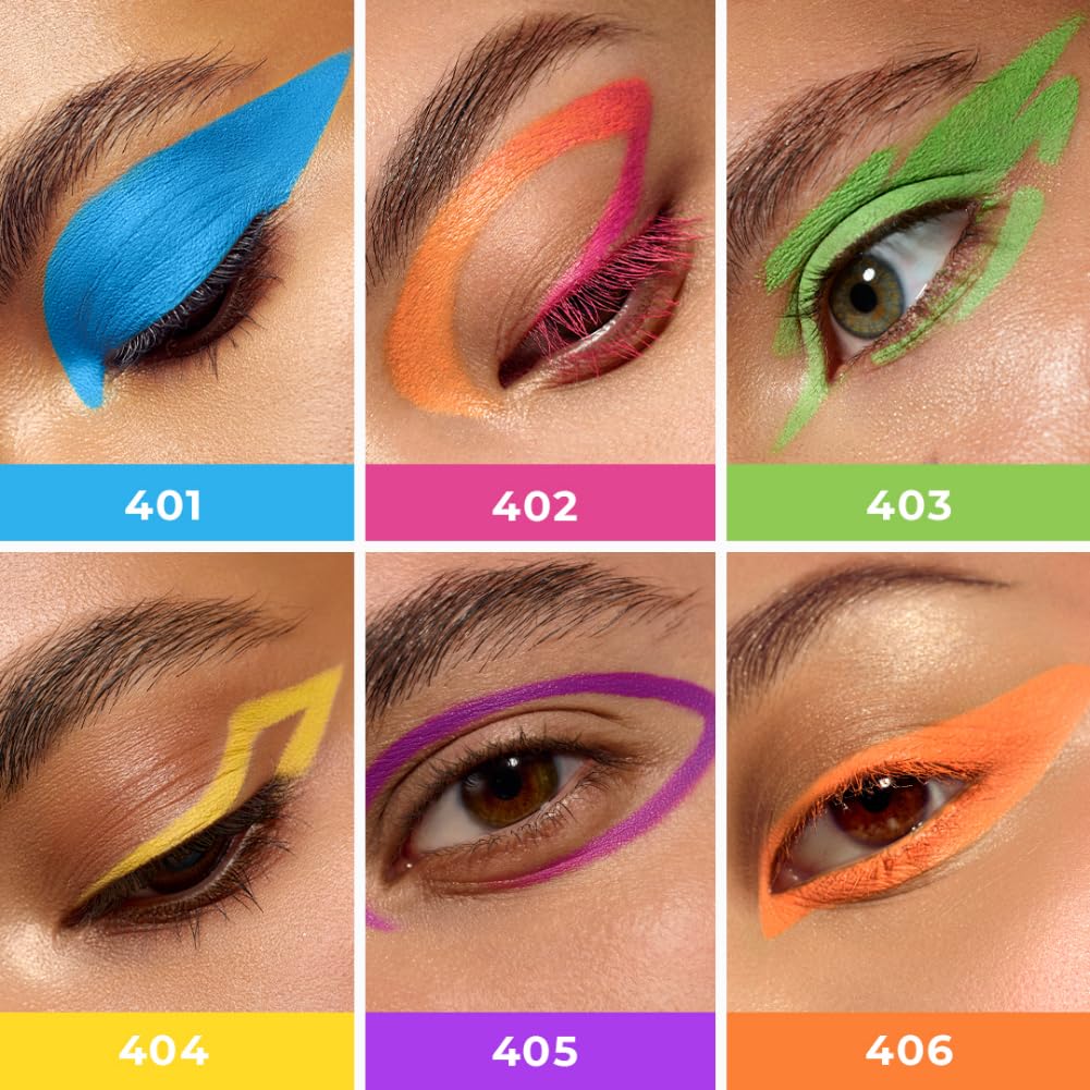 Lamel- 404 Oh My Color Gel Eyeliner - Yellow, Creamy Texture, Hypoallergenic & Super Long Lasting, Glides Effortlessly, Vibrant Shades, Cruelty-Free Eyeliner Waterproof Pencil - 1.4gm