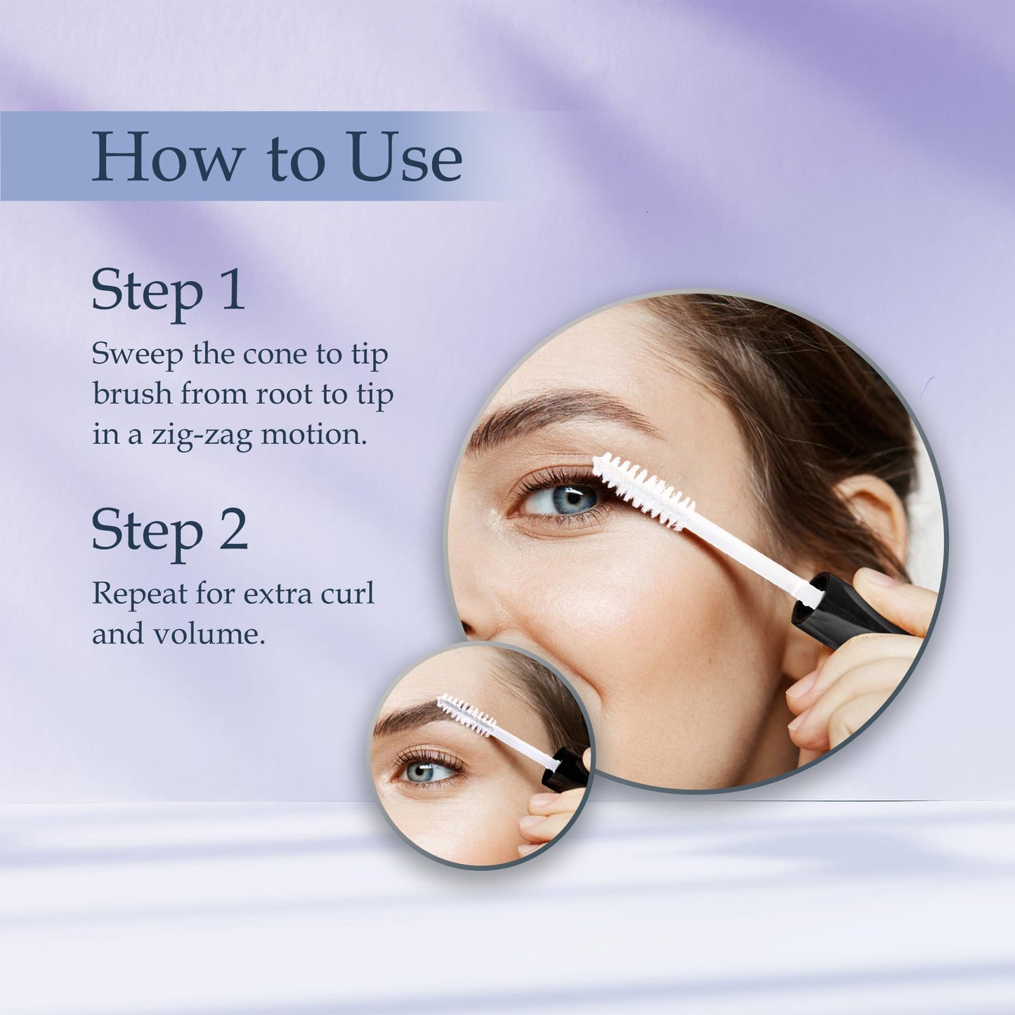 Colors Queen Clear Lash & Brow Mascara – 7ml | Waterproof & Long Lasting Clear Eye Brow Enhancer, Eye Brow Set Gel & Shaper, Transparent Mascara for Women Enriched with Vitamin E