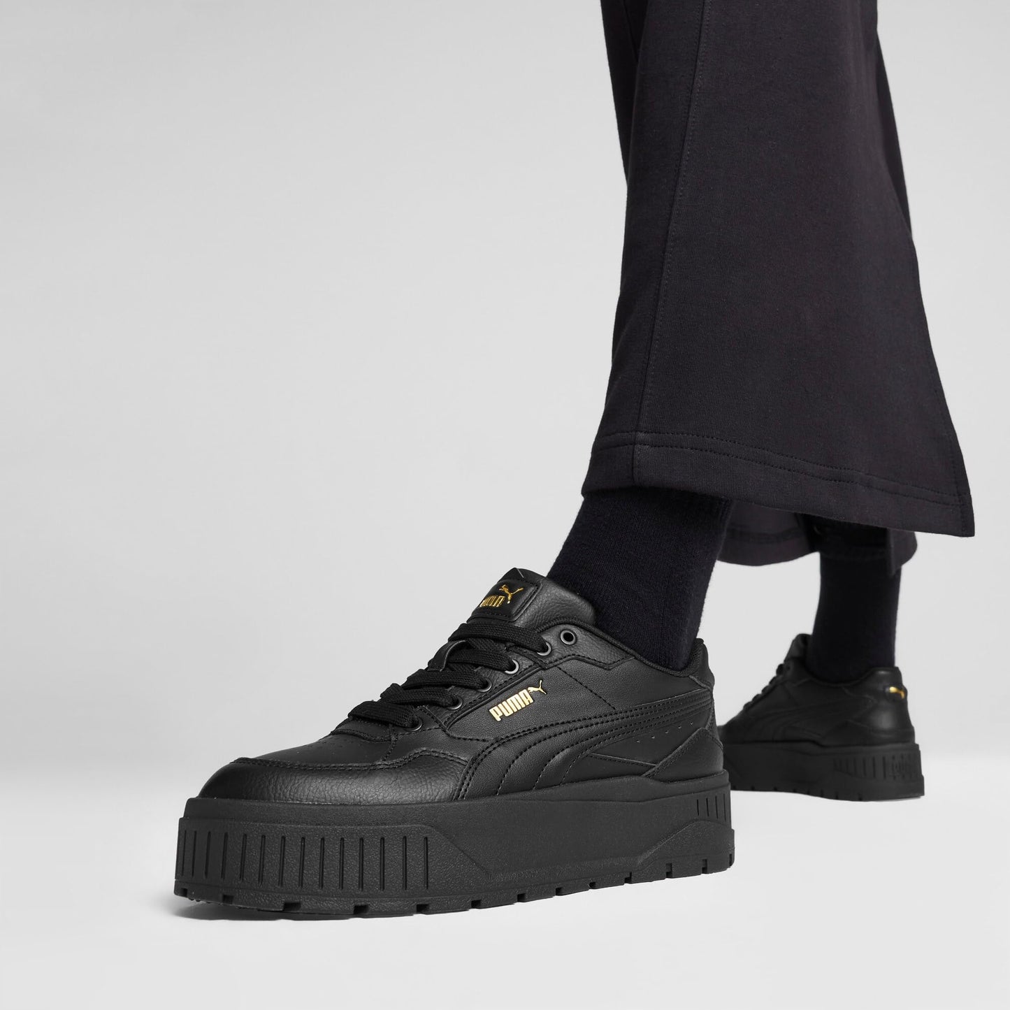 Puma , Women, Karmen II Idol, Black-Black-Gold, Sneaker, 4UK, (39746101)