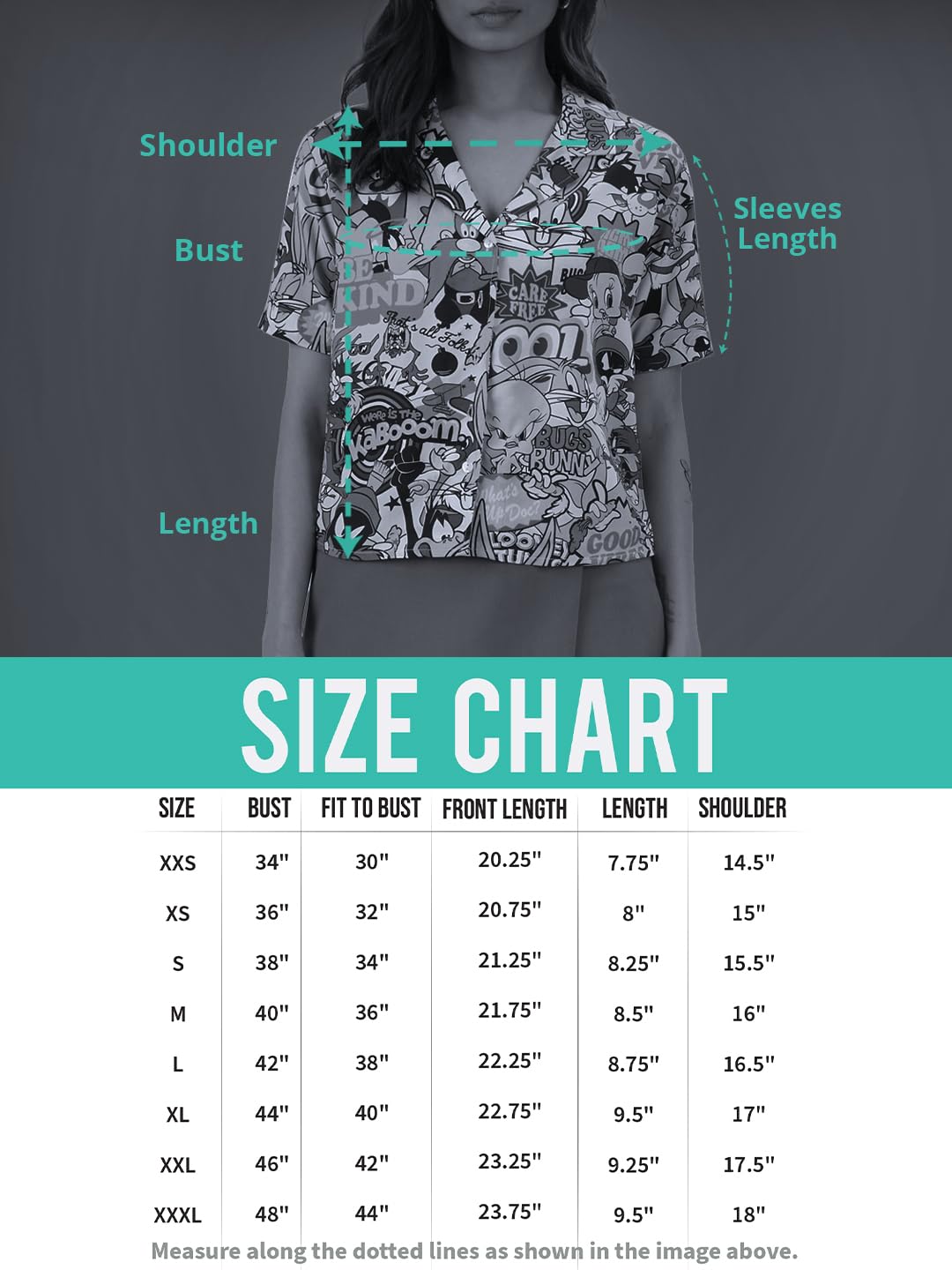 The Souled Store Official Jungle Book: Indie Vibe Women and Girls Short Sleeve Collared Neck Buttoned Front Oversized Fit Cotton Summer Shirts Multicolour