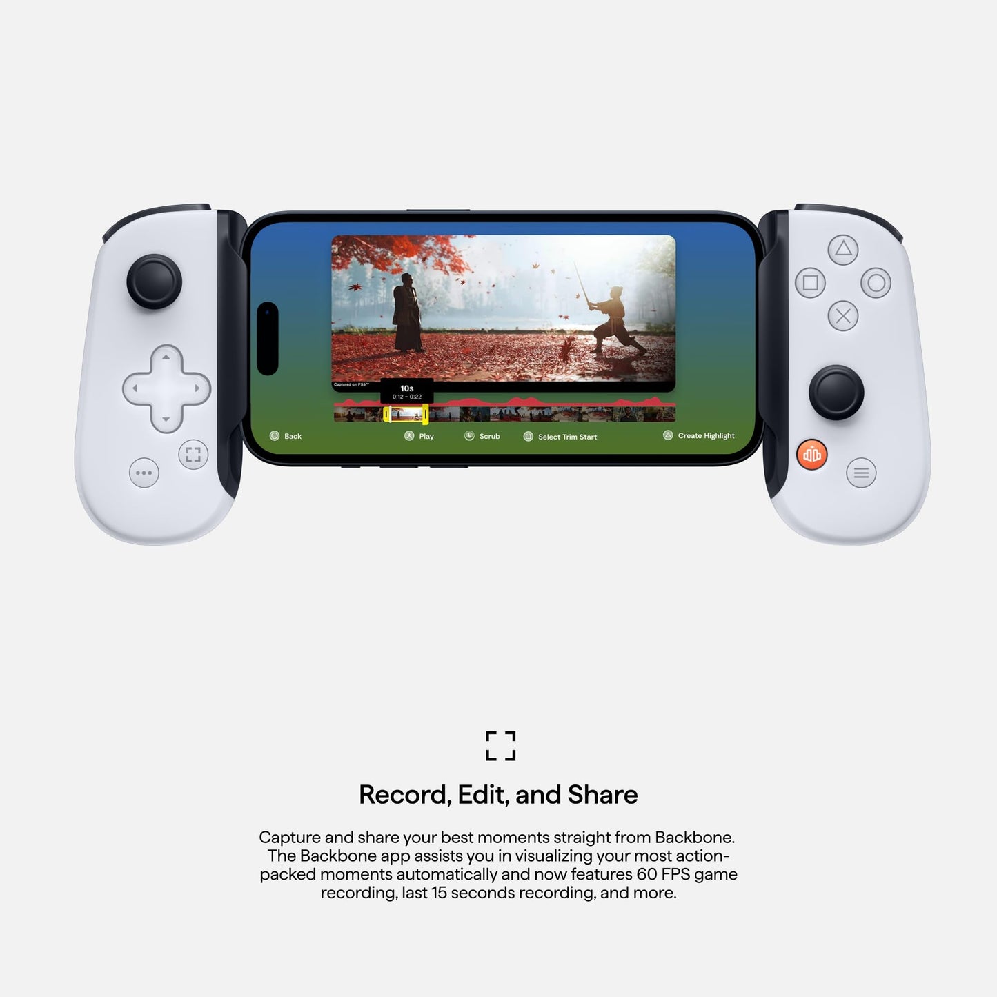 Backbone 2nd Gen PlayStation Edition Online Game Services Console for Android and iPhone 15 Series (USB-C) Turn Your Phone into a Gaming Console - Play PlayStation, Xbox, Call of Duty & More