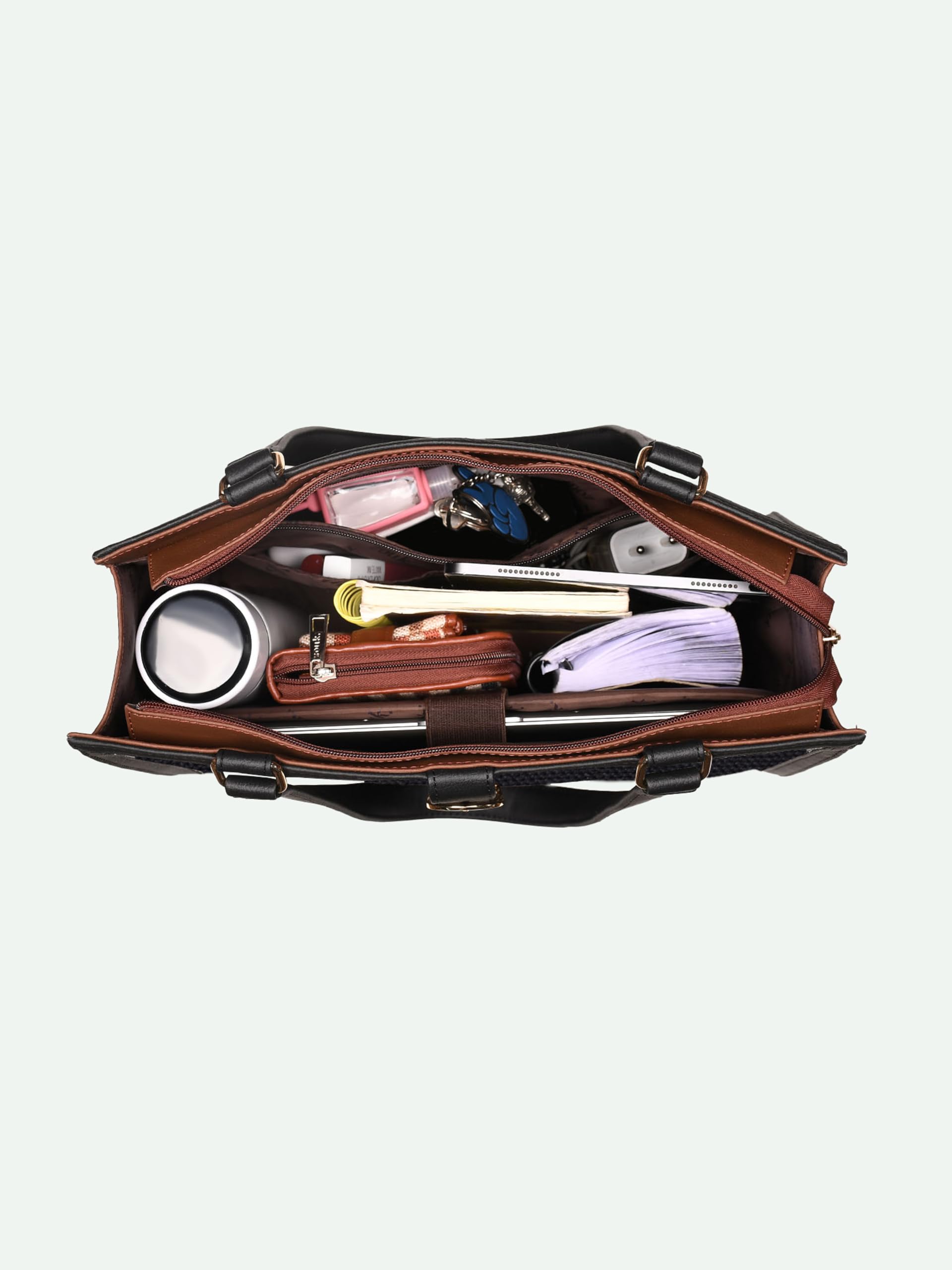ZOUK Rhea Kapoor Office Bag - Kashmir Blooms | Stylish & Spacious