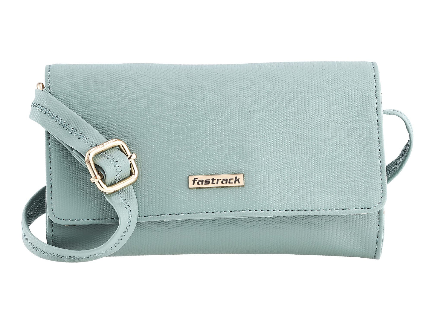 Fastrack Compact Women’s Structured Sling Bag (Pistachio Green)