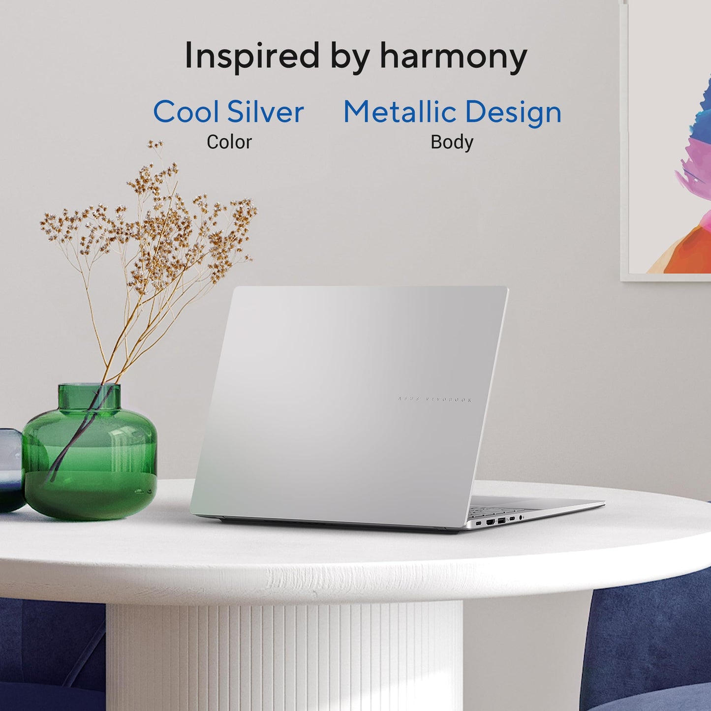 ASUS Vivobook S16,Intel Core Ultra 7 255H,AI PC(Intel Arc iGPU/16GB RAM/512GB SSD/FHD/16/60Hz/Backlit Keyboard/70Whr/Windows 11/M365 Basic(1Year)*/Office Home 2024/Cool Silver/1.7 Kg) S3607CA-SH077WS