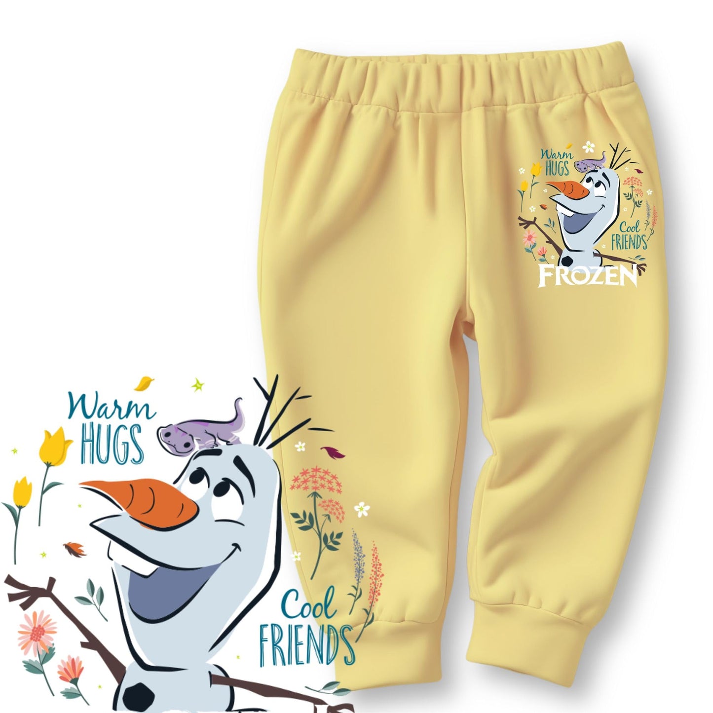 minicult Cotton Baby Pajama Pants with Frozen Character Prints(Frozen)(Pack of 5)(12-18 Months)