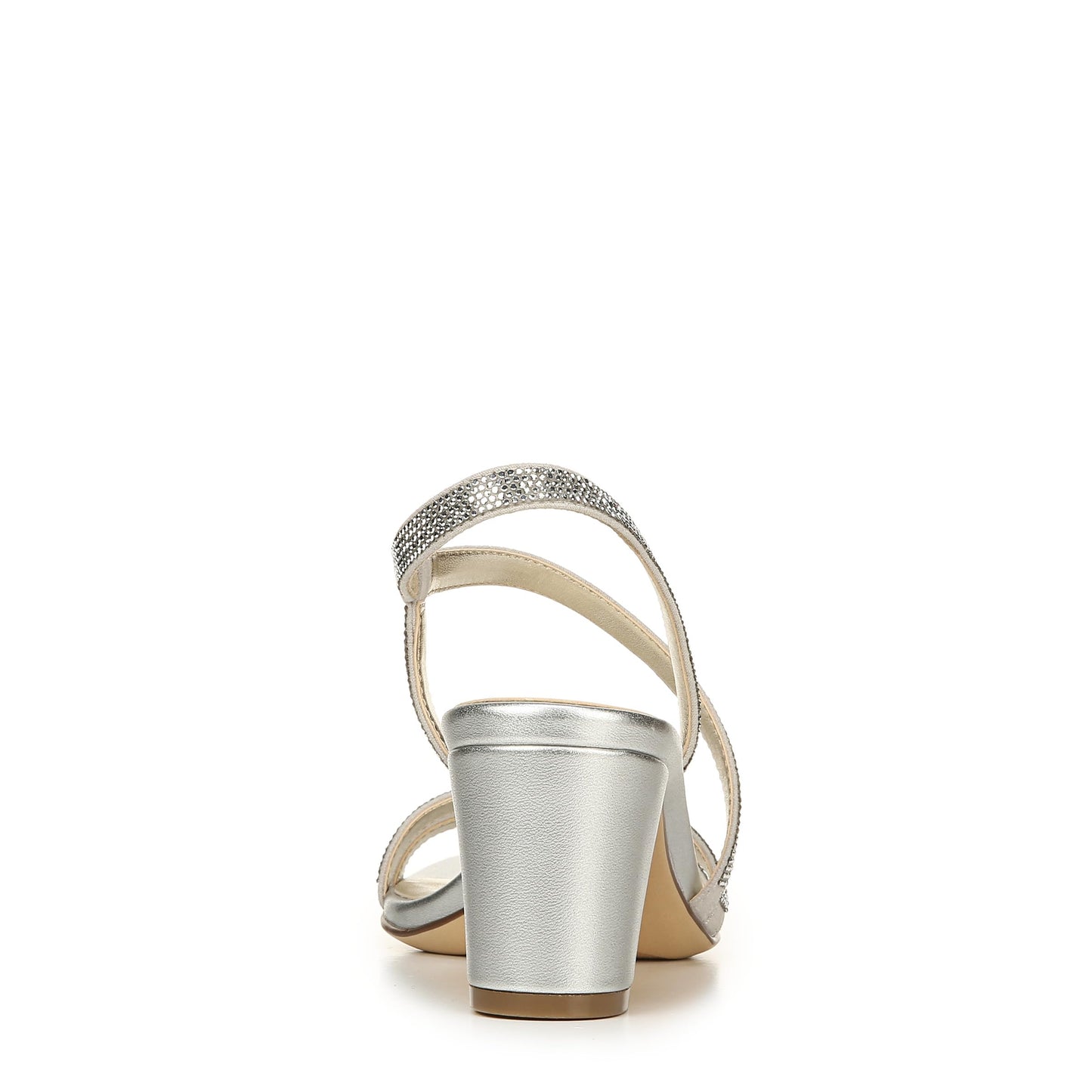 Naturalizer Women's Vanessa2 Strappies Sandal, Silver, 8.5 W (C)