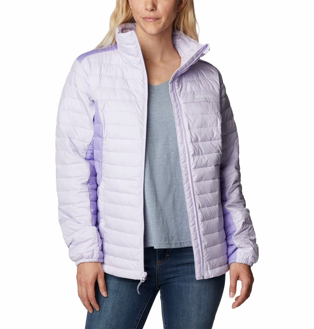 Columbia Womens Silver Falls Full Zip Jacket, Purple Tint, Frosted Purple, M