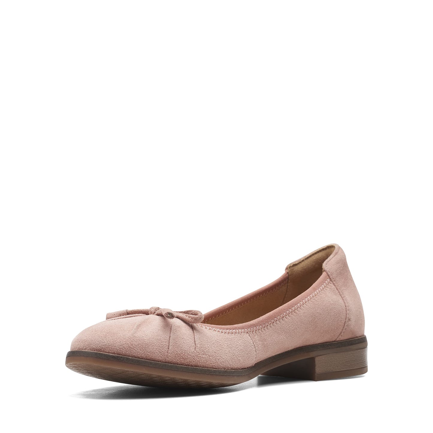 Clarks Pink Coloured Women Slip On Shoes (Size: 7)-26154380Pink