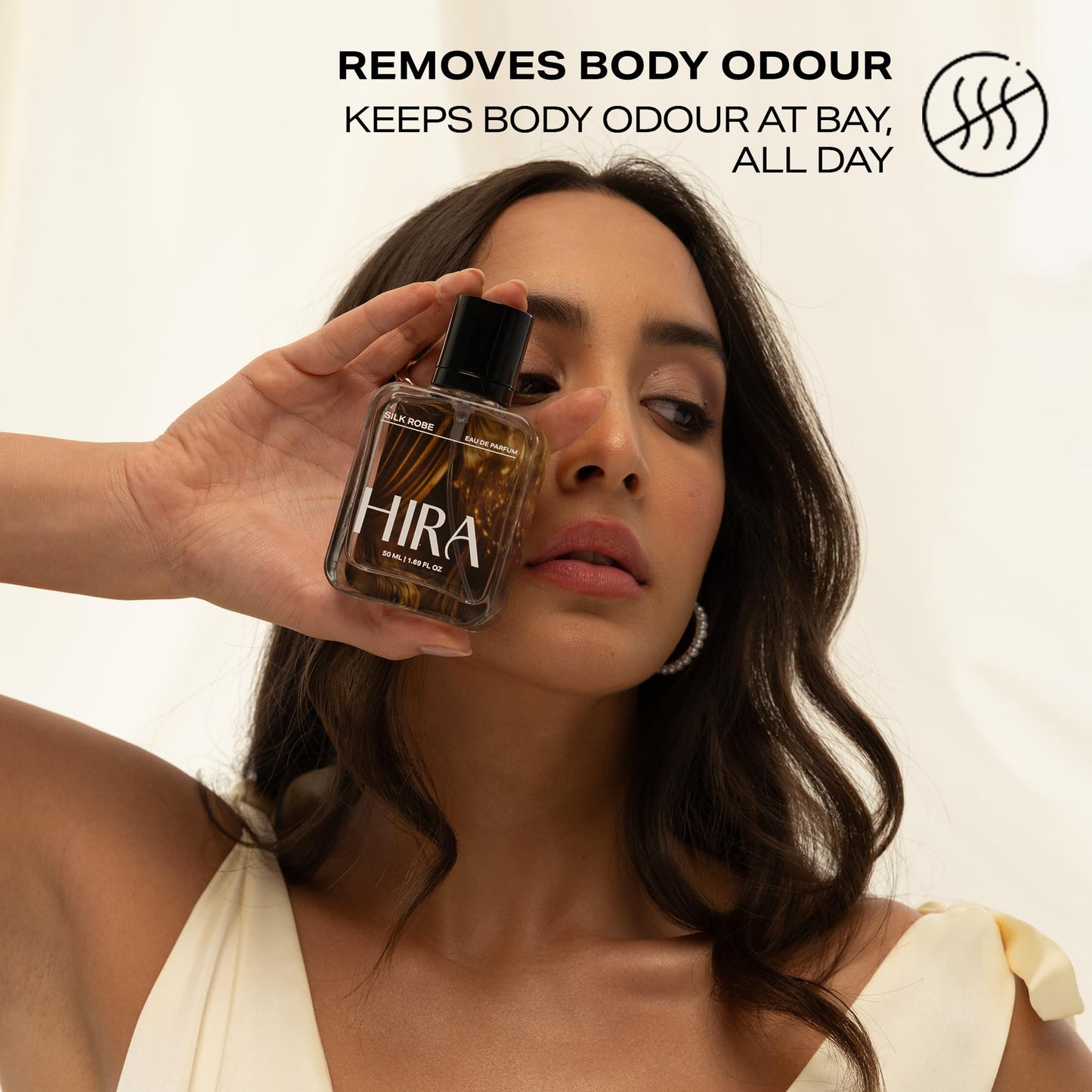 HIRA Silk Robe Concentrate for Women | Pocket-Friendly | Long-Lasting Fragrance | Travel-Friendly | Cognac & Vanilla Notes | 5ml Eau de Parfum | Minimal Sprays, Maximum Impact