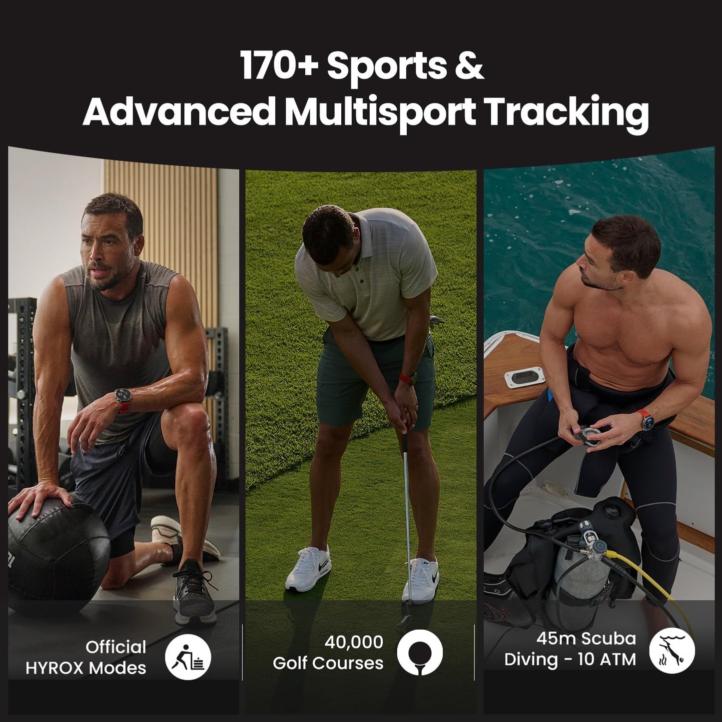 Amazfit Balance 2 Smart Watch 47mm AMOLED Sapphire Glass Display, Dual Band GPS, 21 Days Battery, 170+ Sport Modes, Hyrox Mode, Accurate Readings, for Android & iPhone