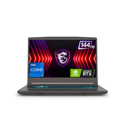 MSI Thin 15, Intel Core i7-13620H, 40CM FHD 144Hz Gaming Laptop(16GB/512GB NVMe SSD/Windows 11 Home/NVIDIA GeForce RTX 2050,GDDR6 4GB /Cosmos Gray/1.86Kg), B13UCX-1806IN