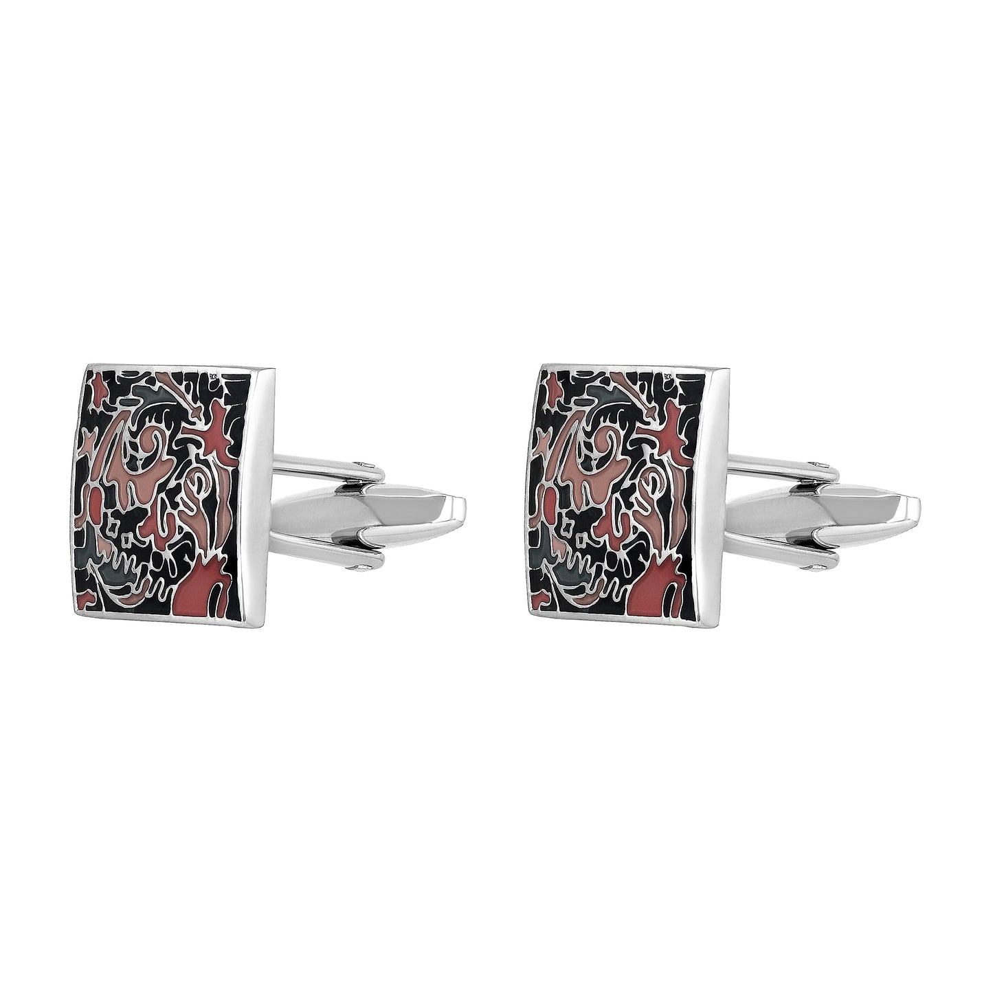 Adorn Meenakari Work Enemal Multicolor Cufflink for Men & Boys CF-1171
