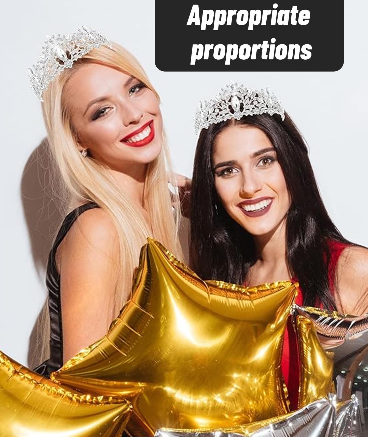 Tiara for Women, Wedding Crown for Bride, Elegant Bridal Crown for Wedding, Queen Crown for Girls, Formal Event Headpiece for Pageants and Most Occasions ﻿