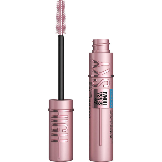 Maybelline Sky High Waterproof Mascara Makeup, Volumizing, Buildable, Lengthening, Defining, Curling, Multiplying, Brownish Black, 0.2 fl. oz.