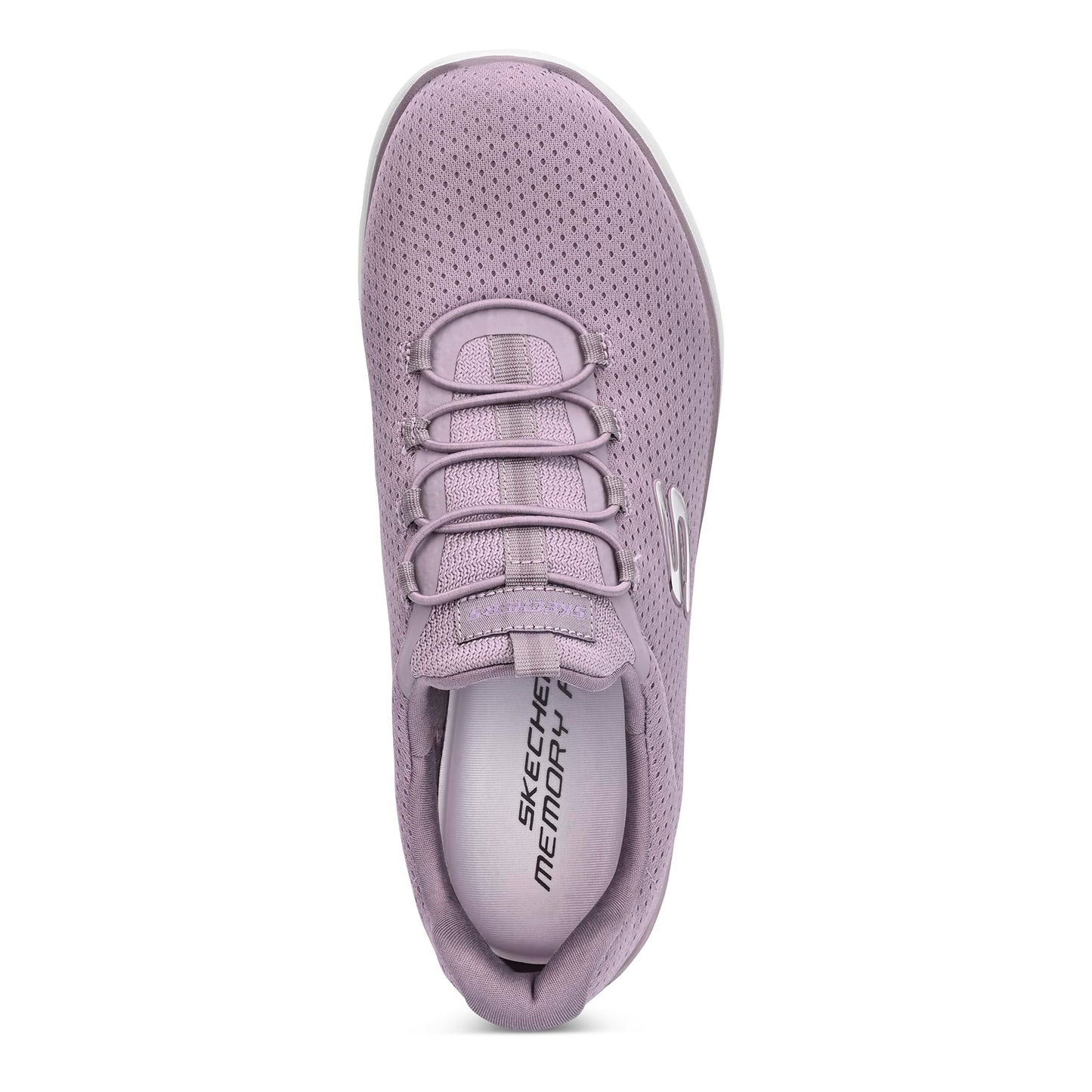 Skechers Womens Summits Lavender Casual Lace Up Shoe