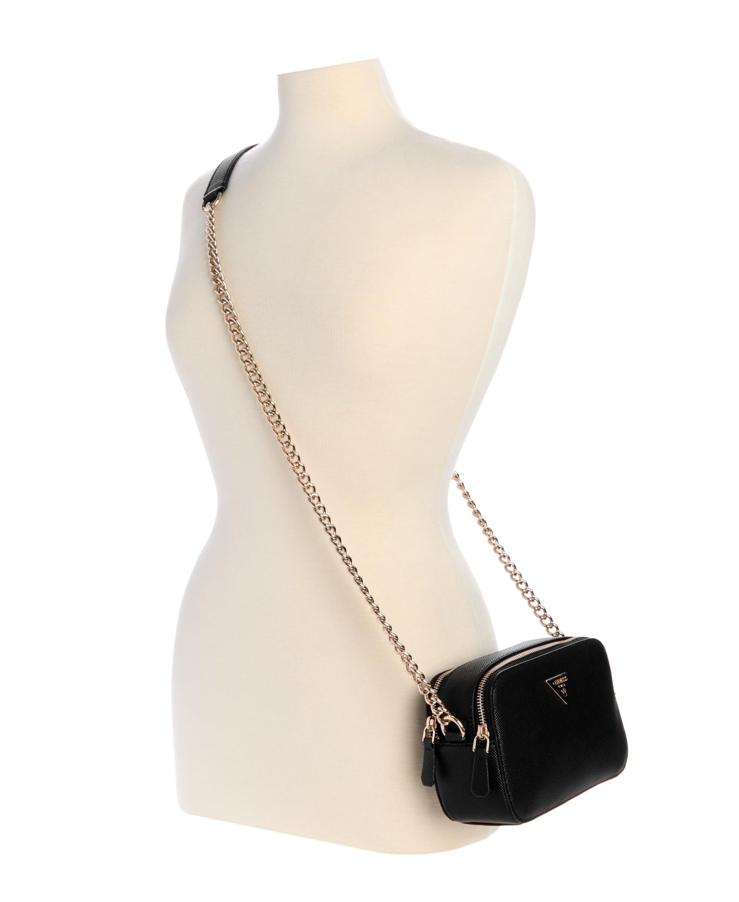 GUESS Womens Noelle Ii Crossbody Camera Crossbody, Black, One Size, Noelle II Crossbody Camera