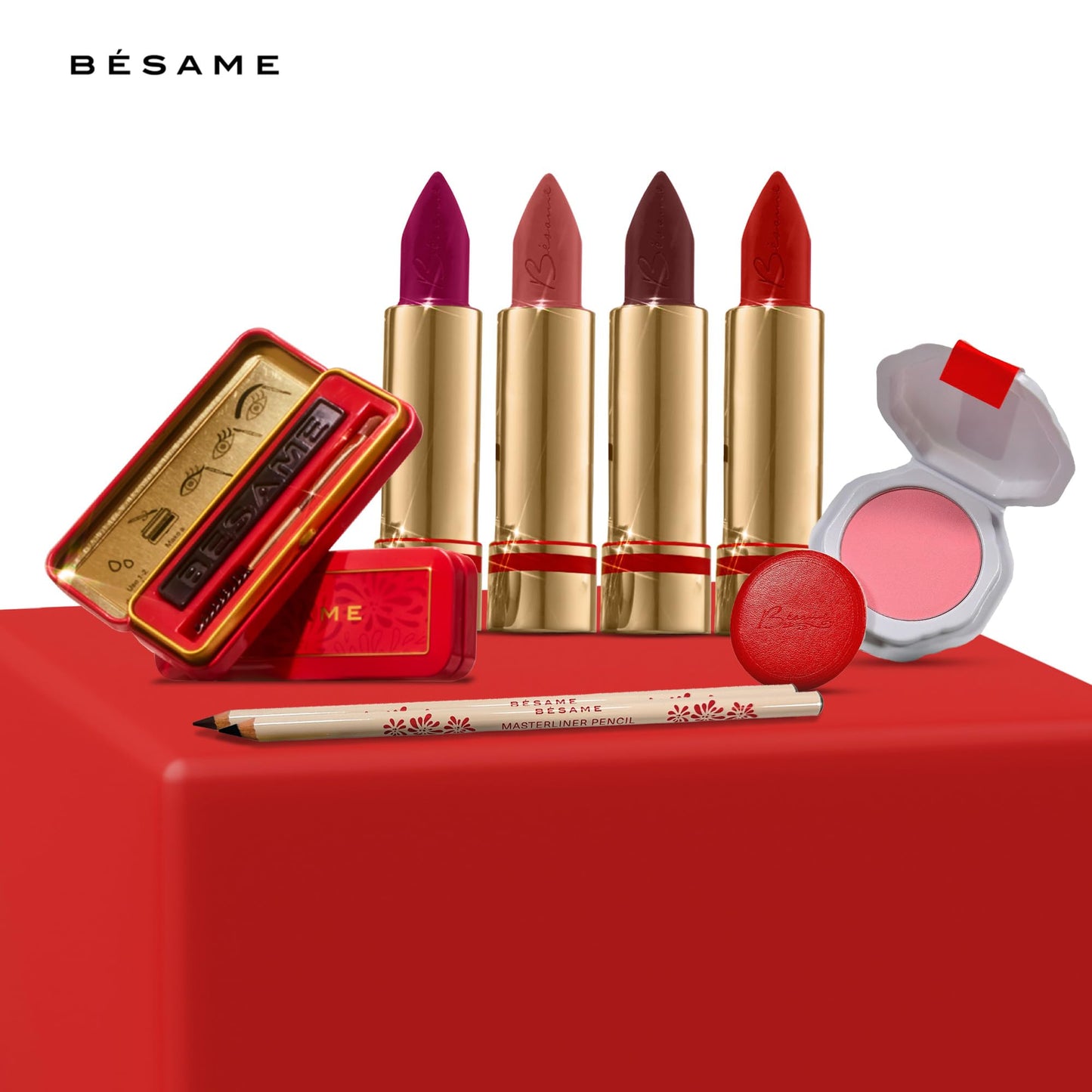 BÃƒ©same Cosmetics: Classic Color Lipstick - Vitamin-Enriched, Long-Wearing Satin Finish - Triple Pigmented - Feather Proof - Formulated for Sensitive Skin - Made in the USA