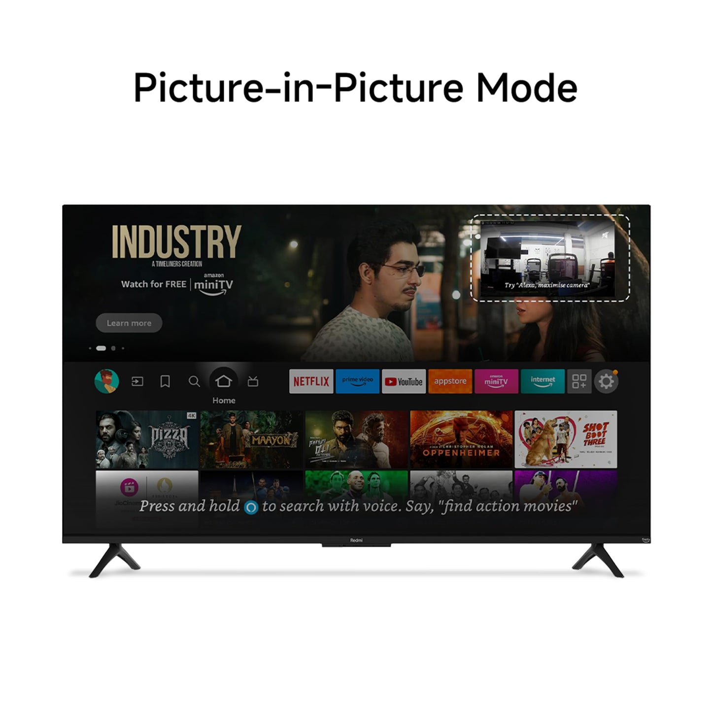 Redmi Xiaomi 108 cm (43 inch) F Series Ultra HD 4K LED Smart Fire TV L43MA-FVIN