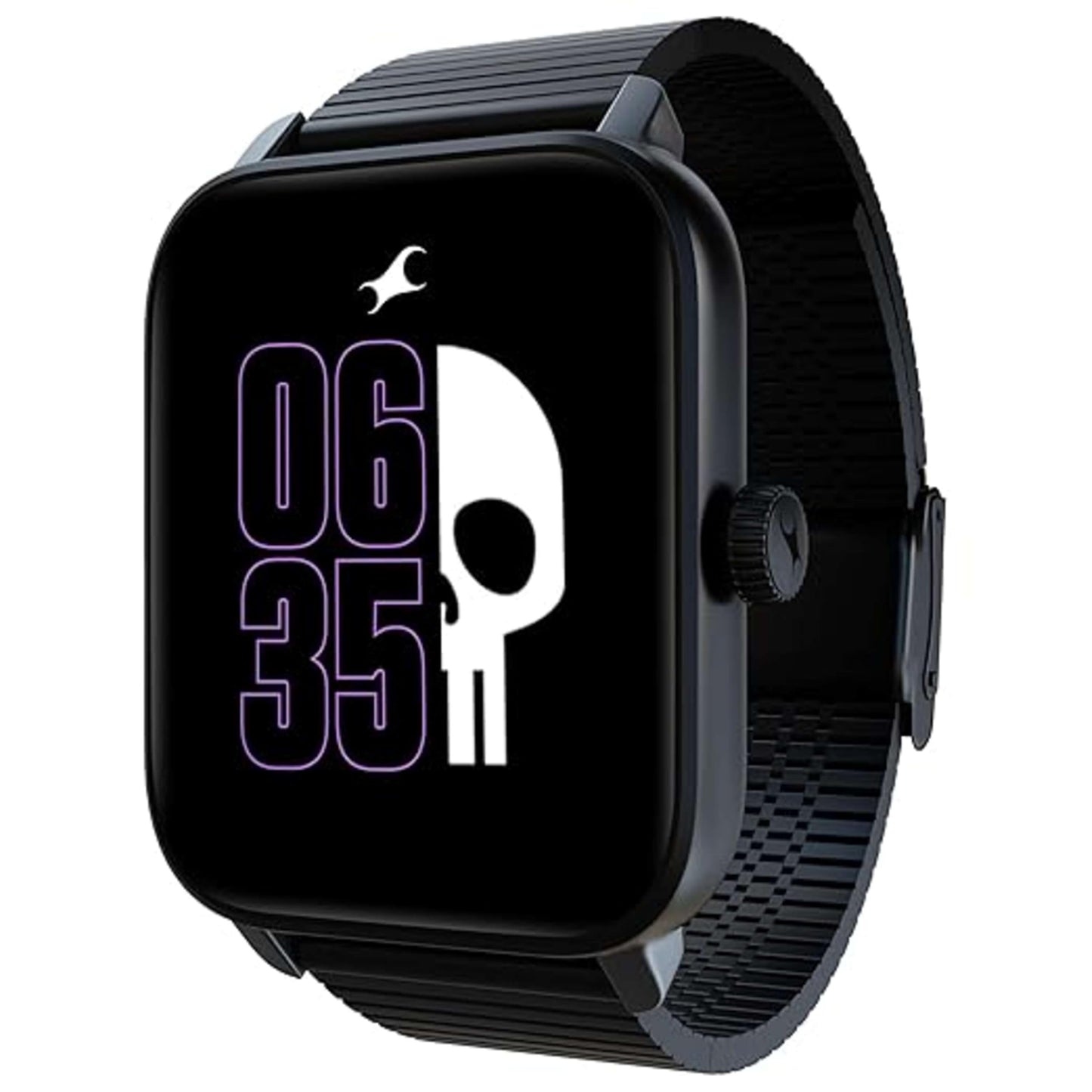 Fastrack Smart Watch Phantom 1.85 Super Ultravu Display Fashionable Metal Design Functional Crown (Black)