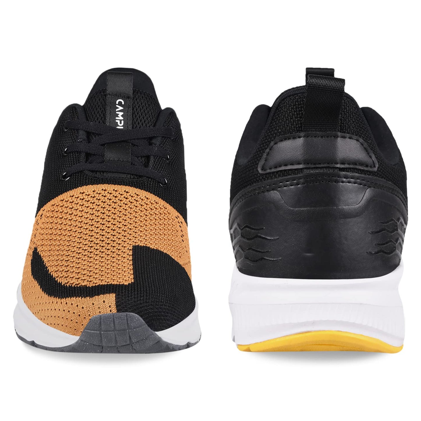 Campus Men's Newyork Running Shoes MSTD/BLK/SIL - 8UK/India