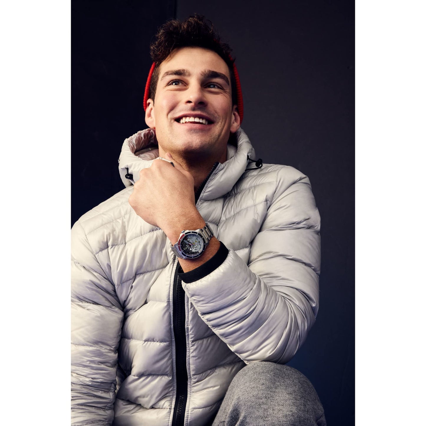 Citizen Men Analog Eco-Drive Watch with Stainless Steel Strap AW1709-54W, Silver-tone, 5 1/2 inches, Modern, Silver-tone, 5 1/2 inches, Modern