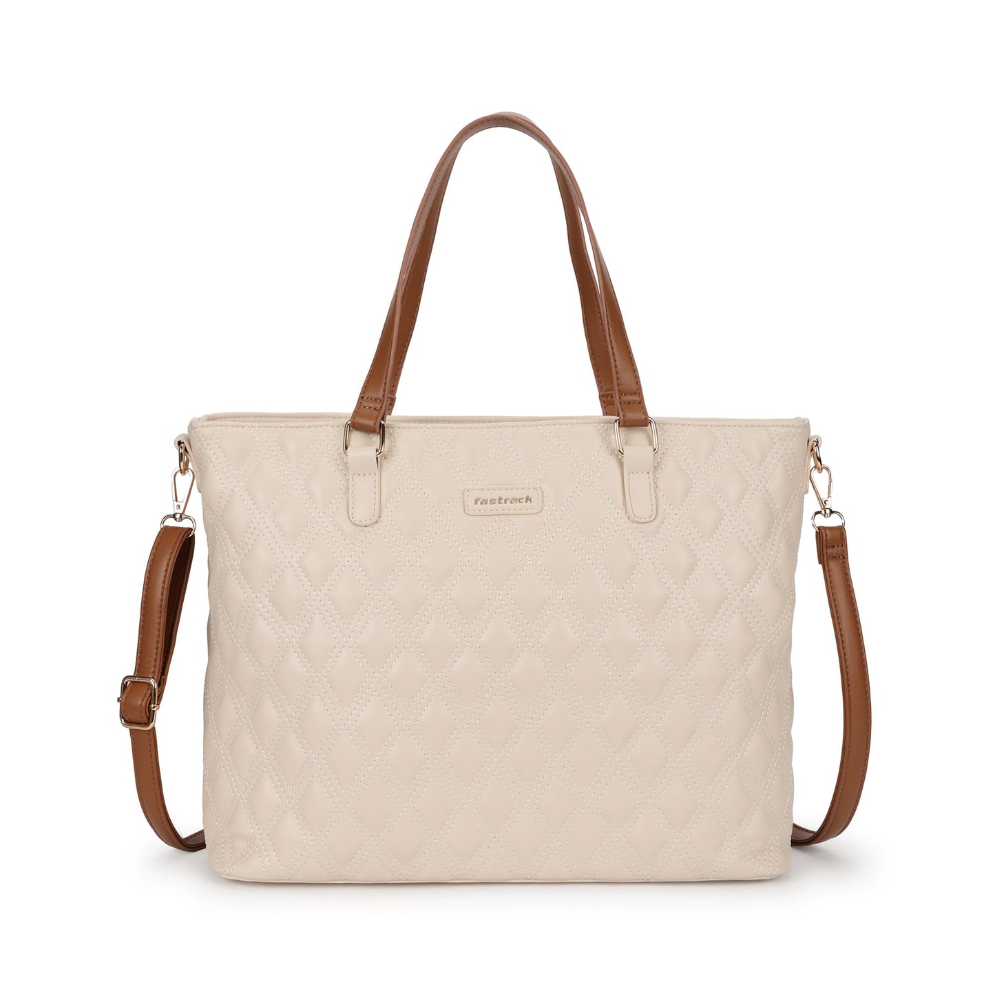 Fastrack Quilted Crush laptop tote | Women’s Quilted Laptop tote | Padded 14" Sleeve, Dual Handles & Adjustable Strap