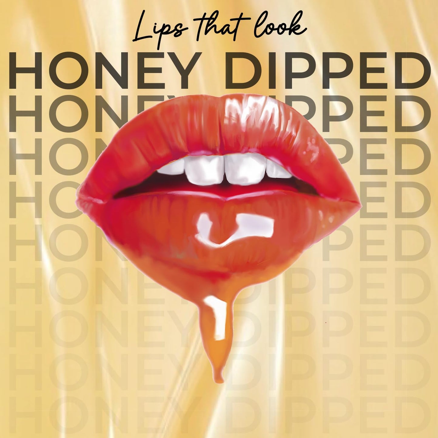 Just Herbs Lip Honey Plumping Gloss with Plant Vitamin C & Peppermint Oil (Honey Glaze, 4 ml)