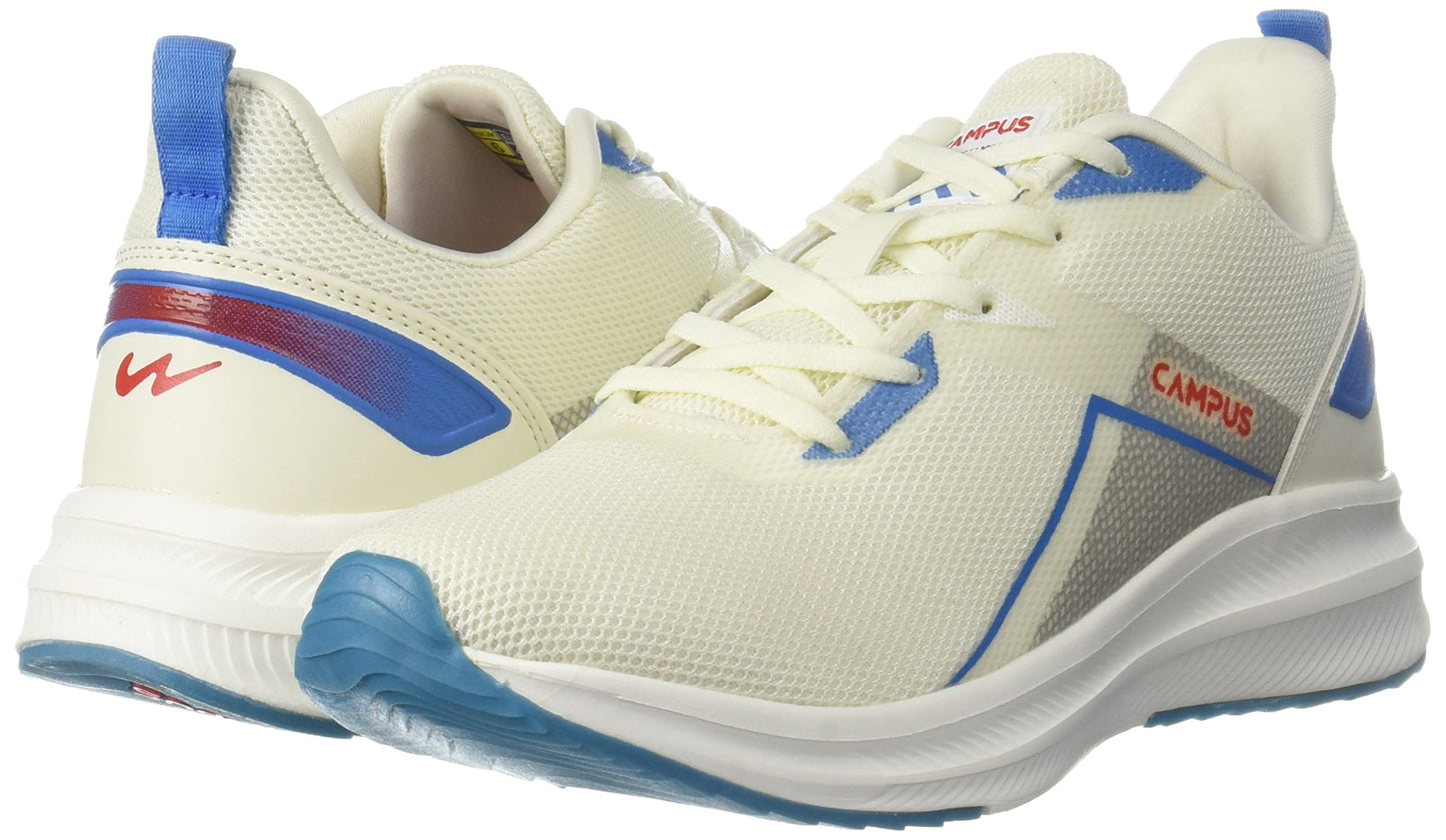 Campus Men's SURFUR Running Shoes WHT/R.BLU - 6UK/India
