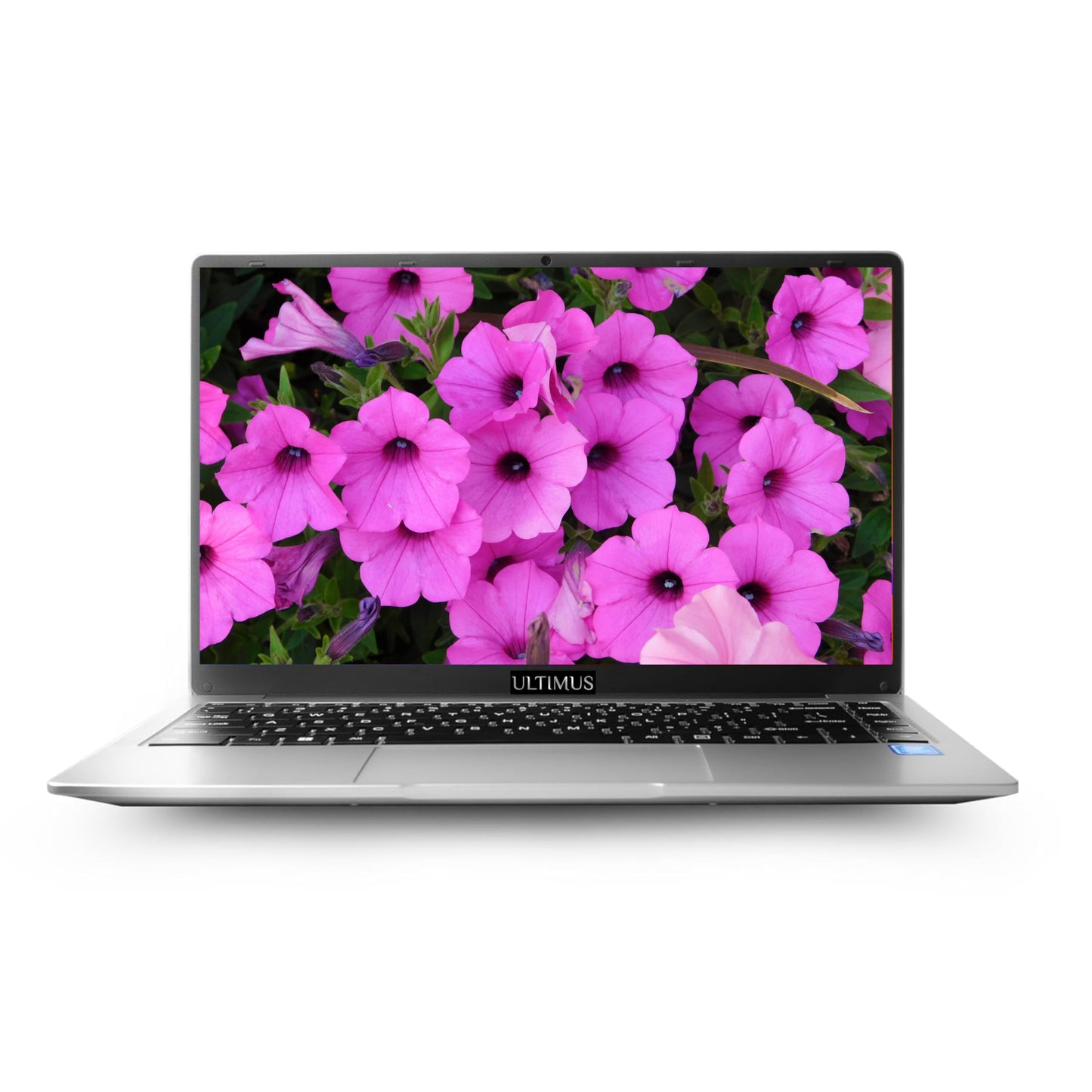 Ultimus APEX Bold N Intel Pentium Quad Core Laptop 8GB RAM 256GB SSD Expandable~1TB Ultra Thin Bezel 180° Hinge 2.0x1 3.0x1 USB HDMI SD Card Slot Dual Speaker Win11 Home Space Gray 1.2Kg