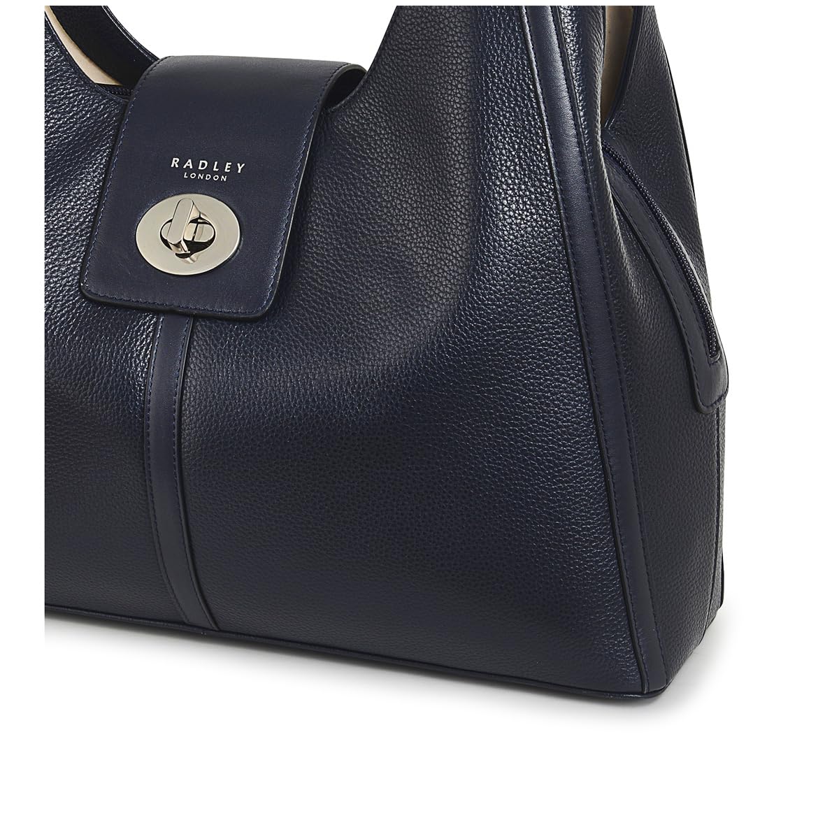 RADLEY London - Longacre- Women's Leather Medium Shoulder Bag - Medium Size Purse - Women's Shoulder Handbag, Ink