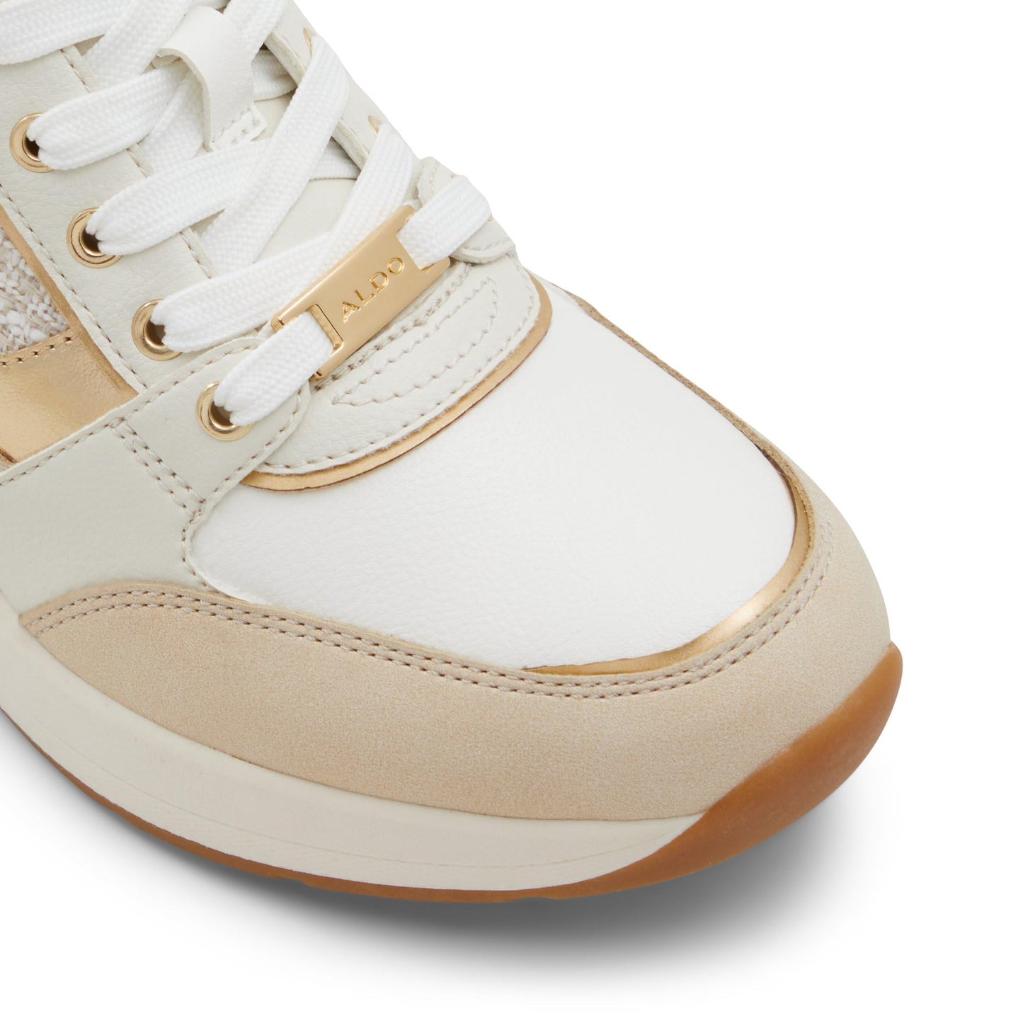 Aldo CAROTERIEL-IN110 Ladies Other White Wedge Sneakers