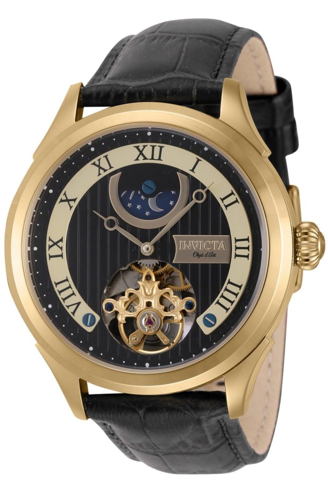 Invicta Objet D Art Automatic Black Dial Analog Watch for Men - 44010