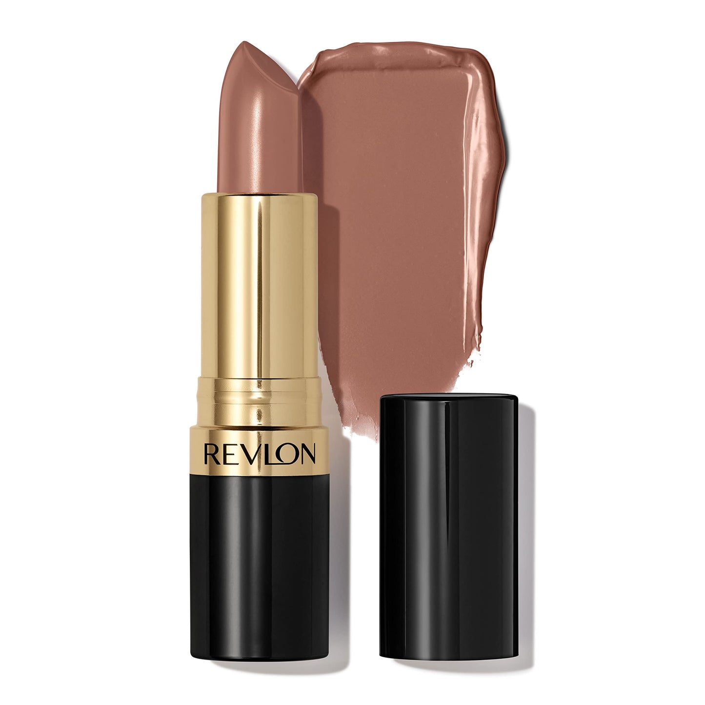 Revlon Super Lustrous Lipstick, High Impact Lipcolor with Moisturizing Creamy Formula, Infused with Vitamin E and Avocado Oil in Nude / Brown, Nude Fury (756)