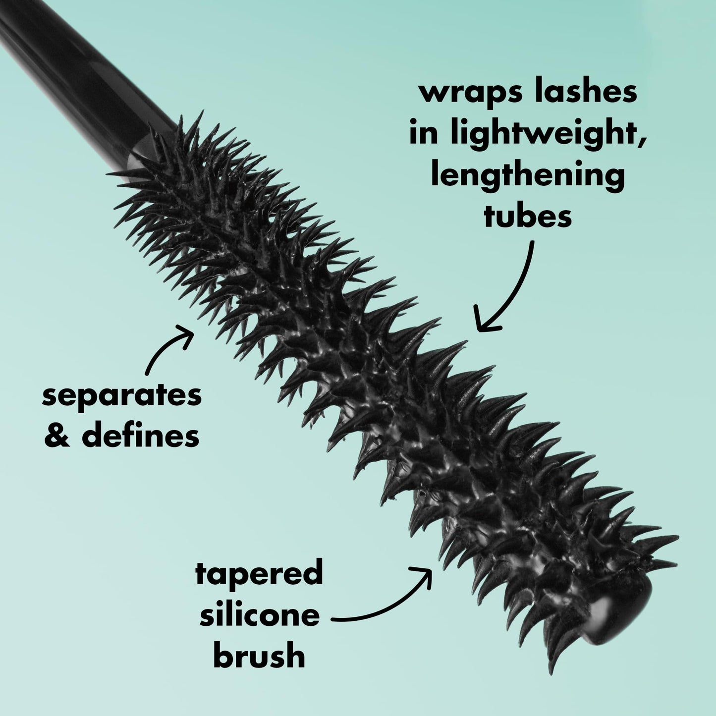 e.l.f. Lash XTNDR Mascara, Made With Tubing Technology For The Look Of Lash Extensions, Clump & Flake Free, Vegan & Cruelty-Free, Pitch Black