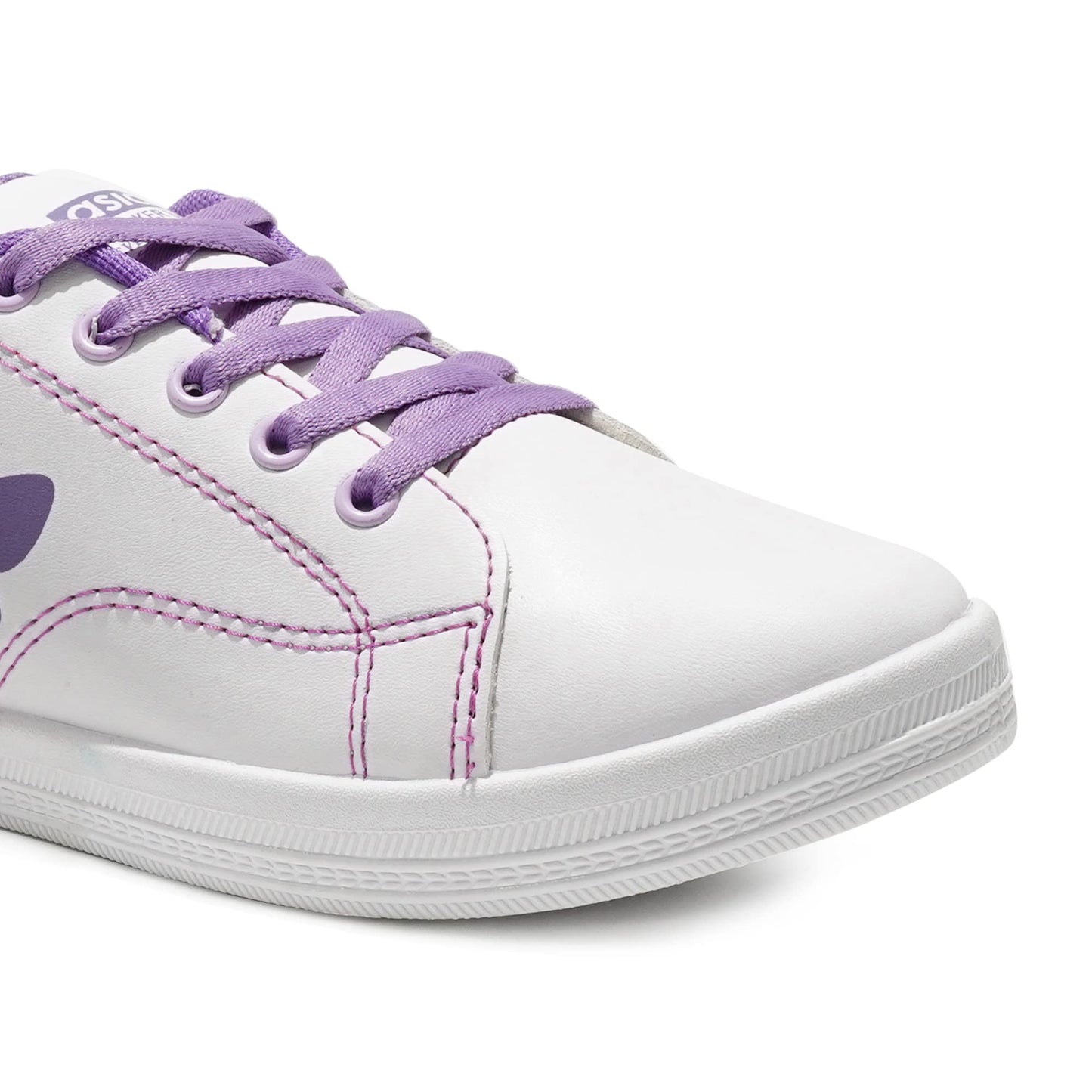 ASIAN Women Jasmine Casual White Sneaker, Stylish Shoes with Lightweight Extra Cushion Canvas lace-Up Shoes for Girl's & Women's…