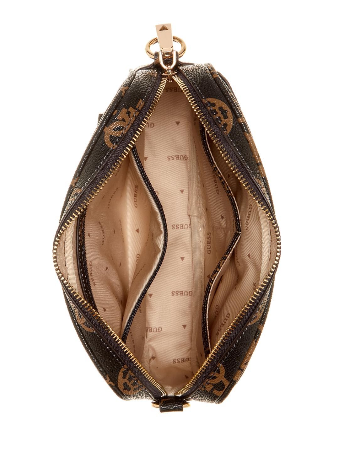 GUESS Women's Black Printed Crossbody Bag| Ladies Purse Handbags | Gift for Ladies