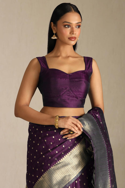 Soch Womens Tussar Woven Design Saree